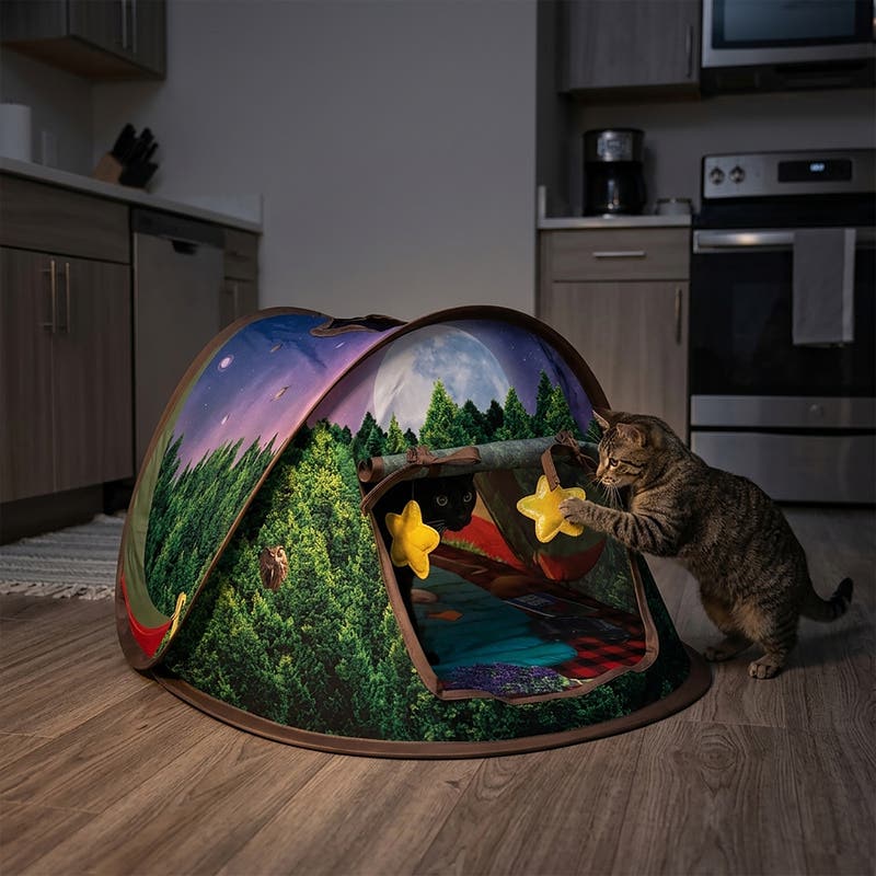 KONG Play Spaces Glamping Tent Cat Toy