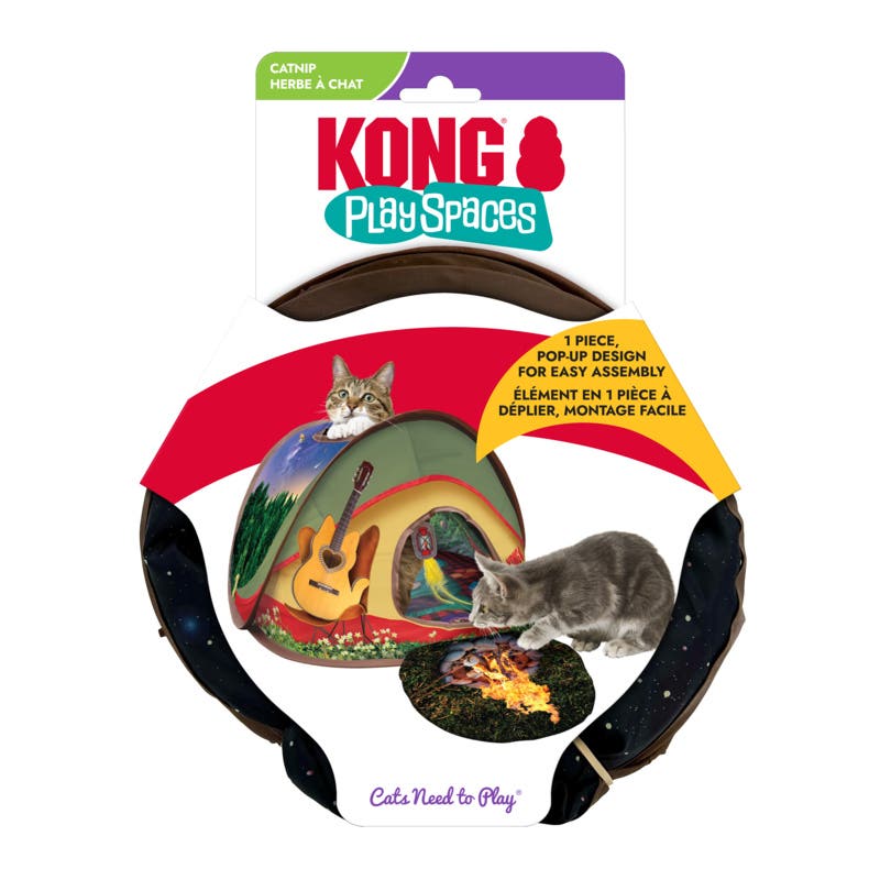 KONG Play Spaces Glamping Tent Cat Toy