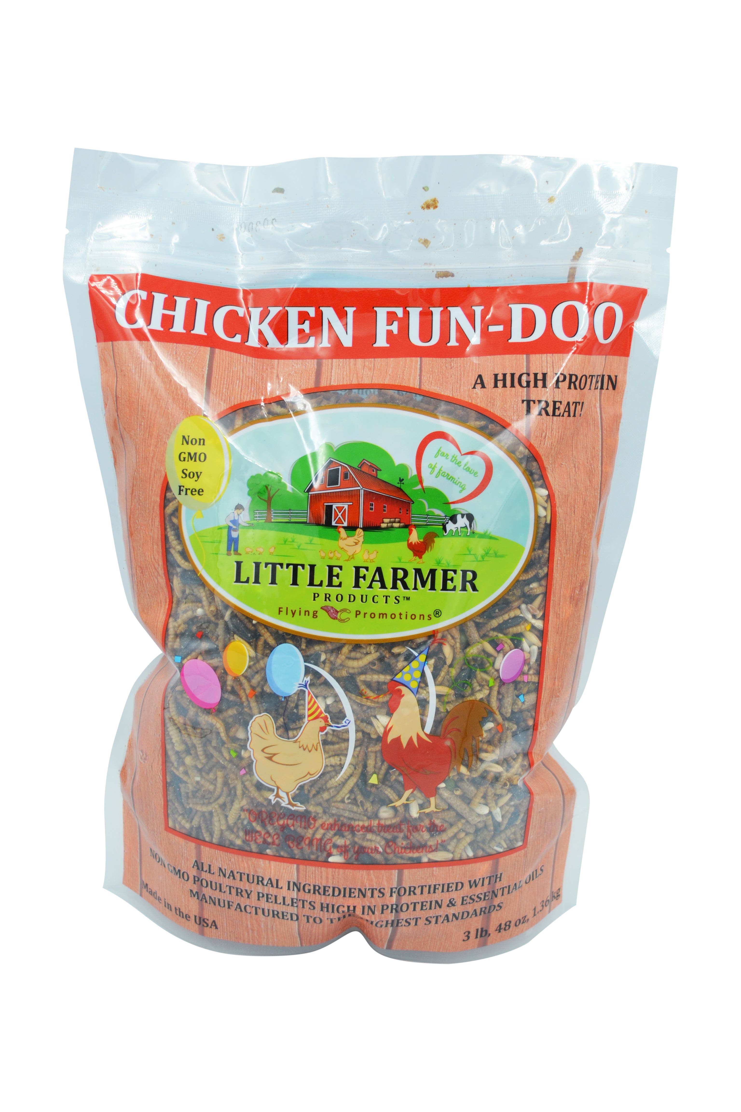 Little Farmer Products Chicken Fun Doo Poultry Treat, 3 lb Bag
