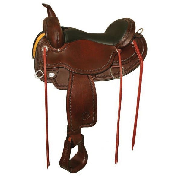 Circle Y Omaha Flex2® Trail Saddle, 16 In., Regular Bar