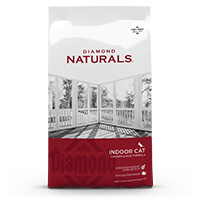 Diamond Naturals Indoor Cat Chicken & Rice Dry Food, 18 lb Bag