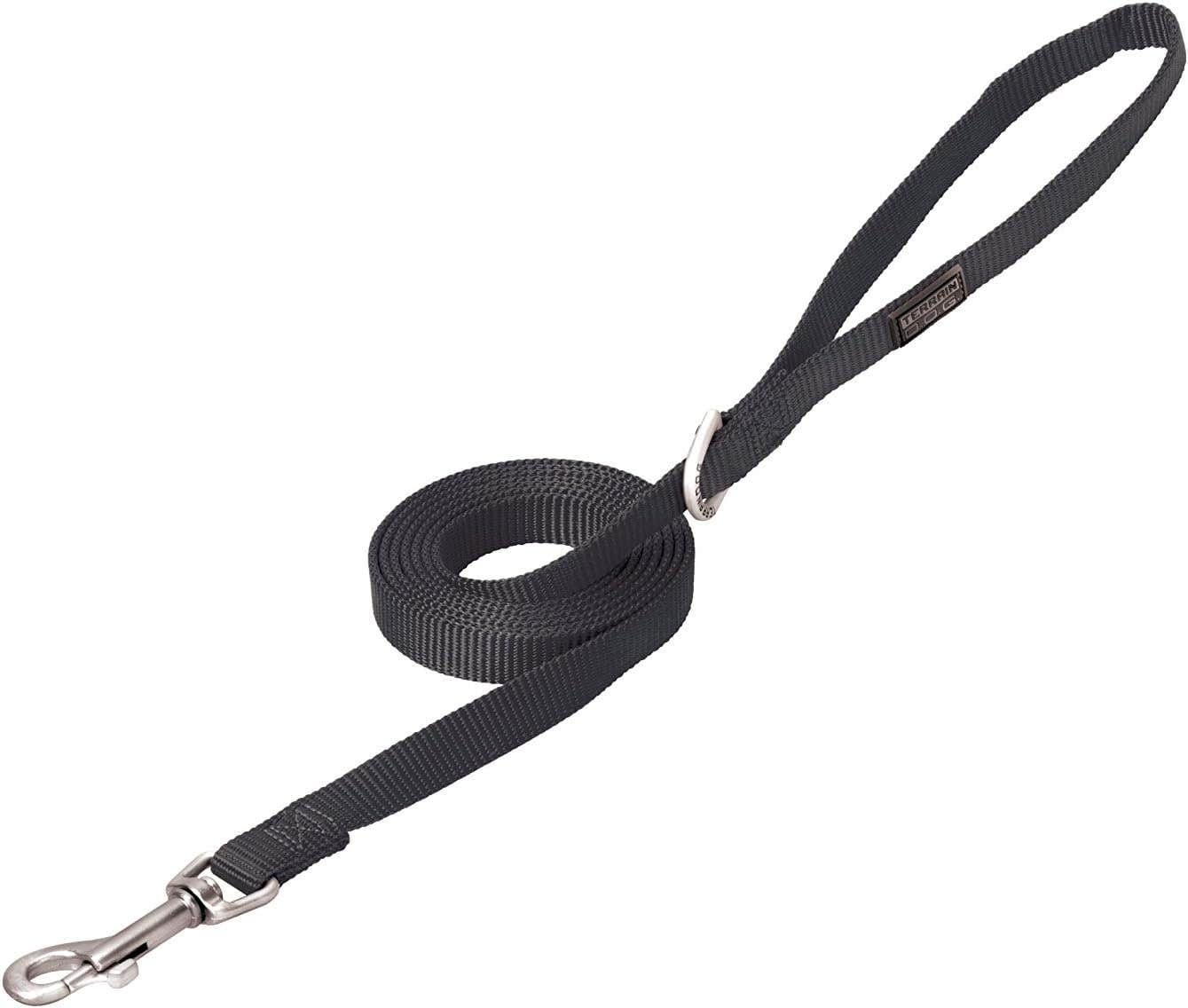 Terrain D.O.G. Nylon Single-Ply Dog Leash, Dark Grey