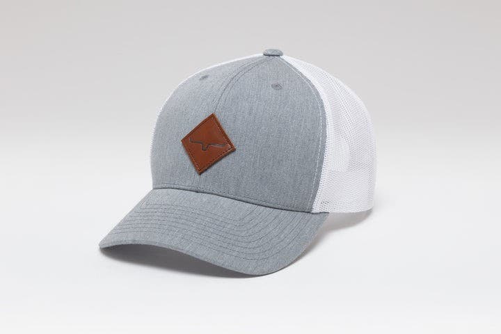 Kimes Ranch Cap, Men's, One-Size Fits All, Gray Heather/White