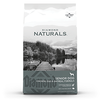Diamond Naturals Senior Dog Chicken, Egg & Oatmeal Dry Food, 35 lb