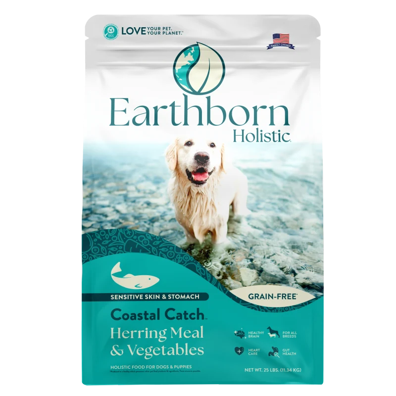 Earthborn Holistic Coastal Catch Dog Food, Dry, 14 lb
