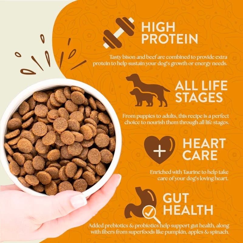 Earthborn Holistic Great Plains Feast Dog Food, Dry, 5 lb