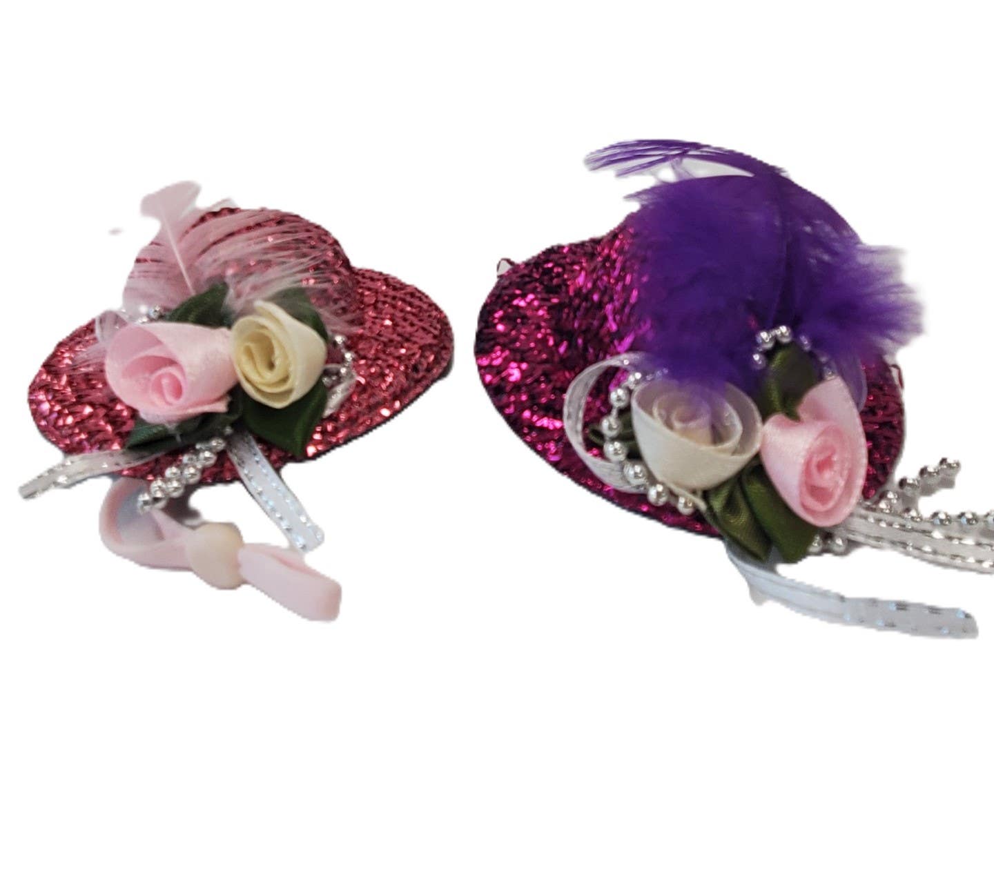 Rugged Ranch Fancy Hat Chicken Costume, Pink & Purple