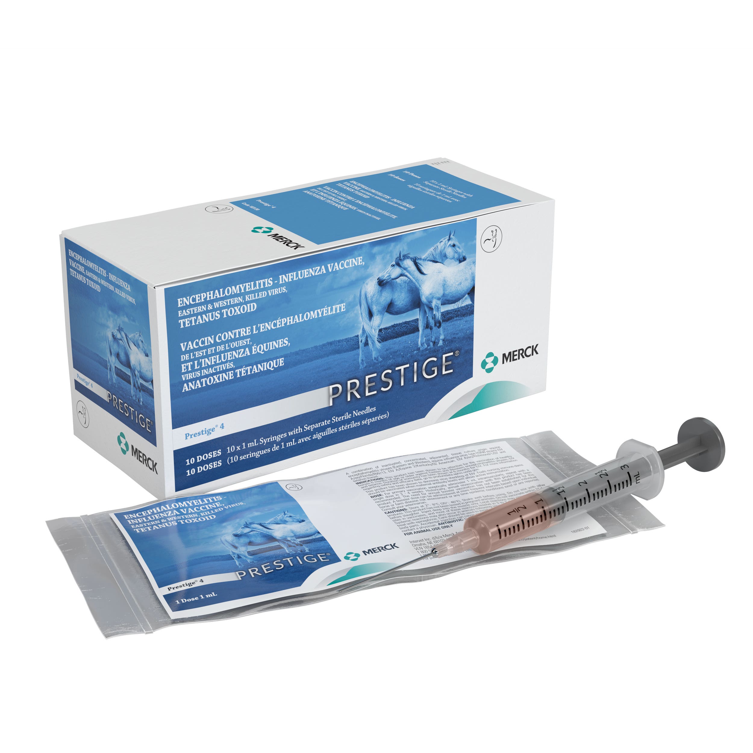 Merck Animal Health Prestige 4 Vaccine, 1 mL