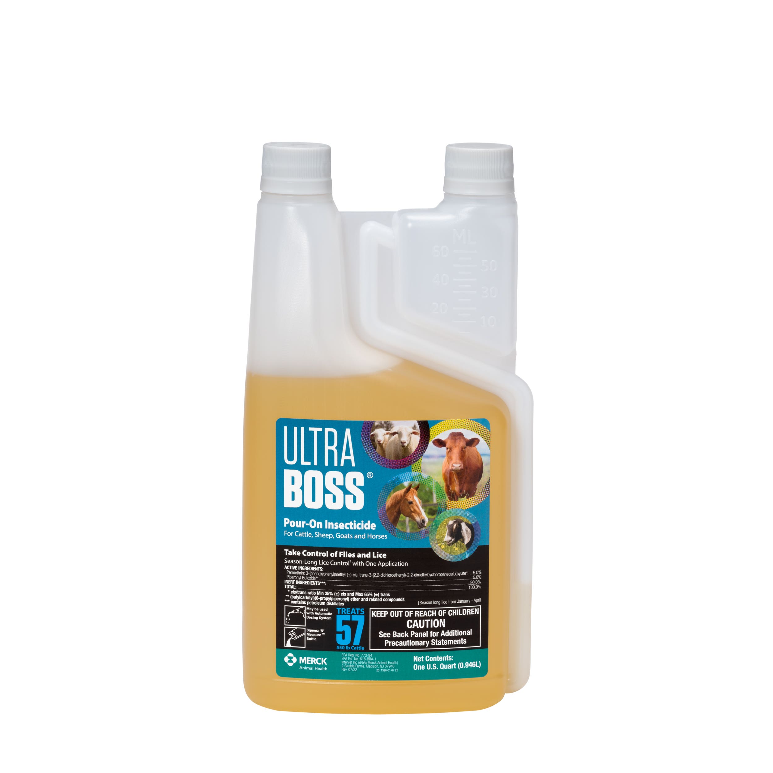 Ultra Boss Pour-On Insecticide, 1 quart