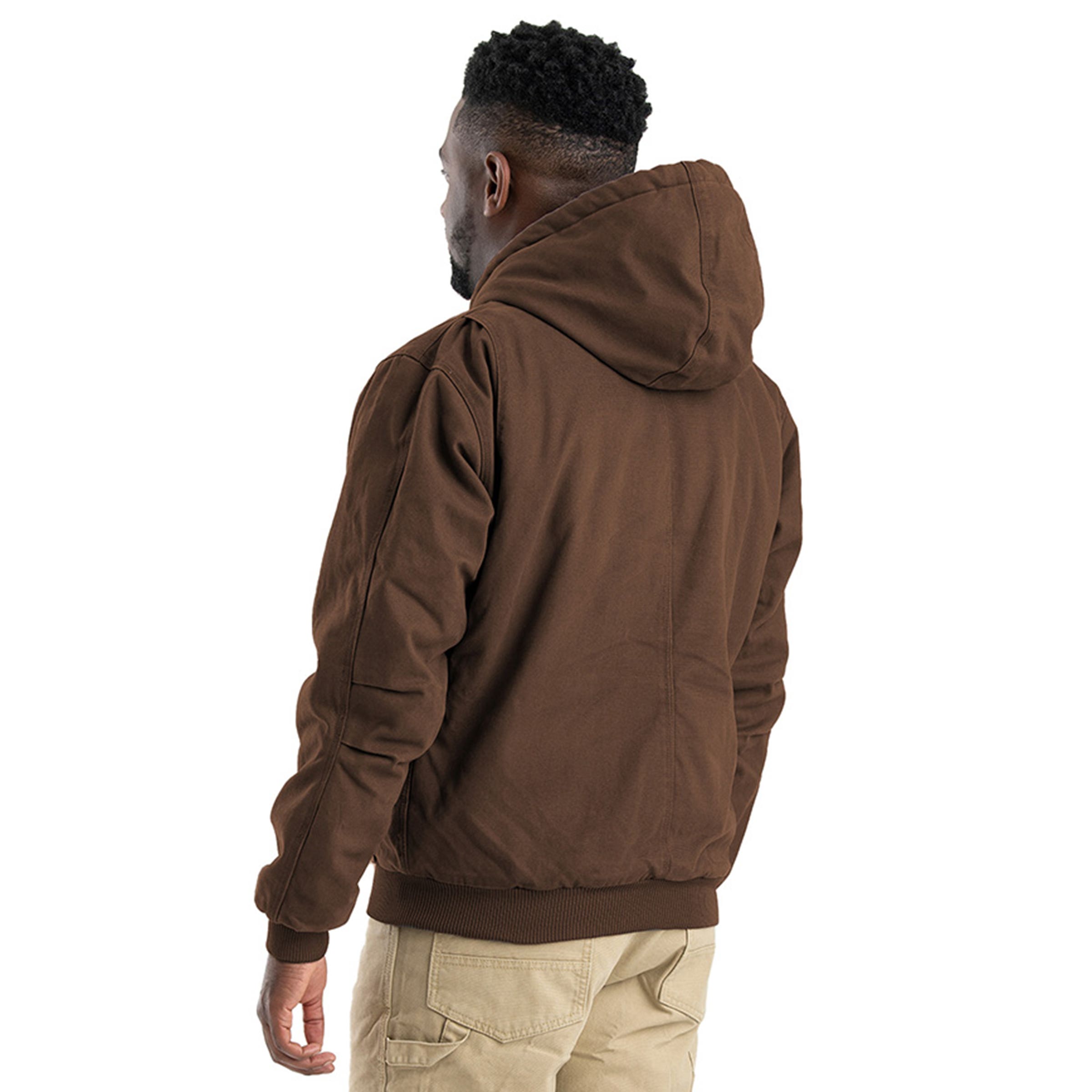 Berne Highland Washed Series Hooded Jacket, S, Bark
