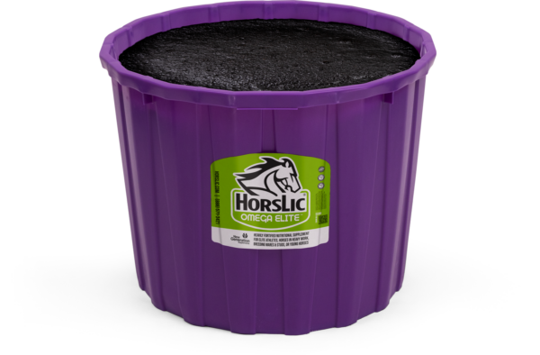 HorsLic Omega Elite Series Horse Supplement with ClariFly, 25 Lb. Tub