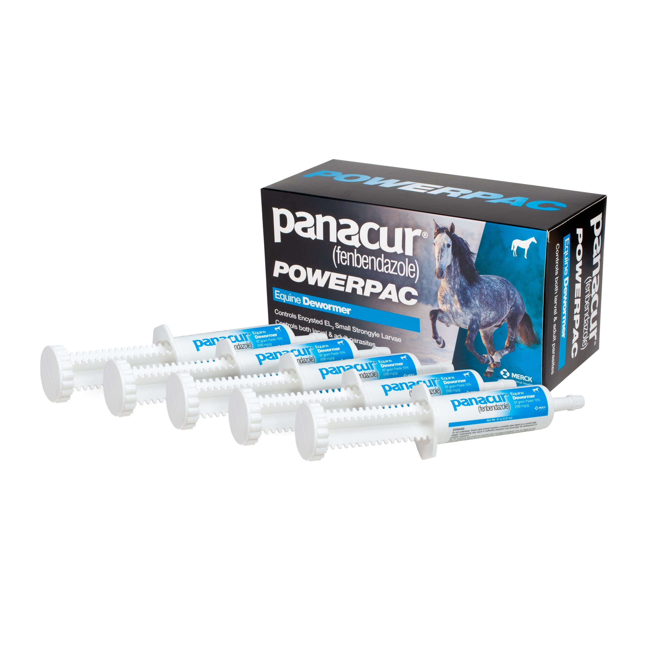 Merck Animal Health Panacur PowerPac Horse Dewormer Paste, 57g