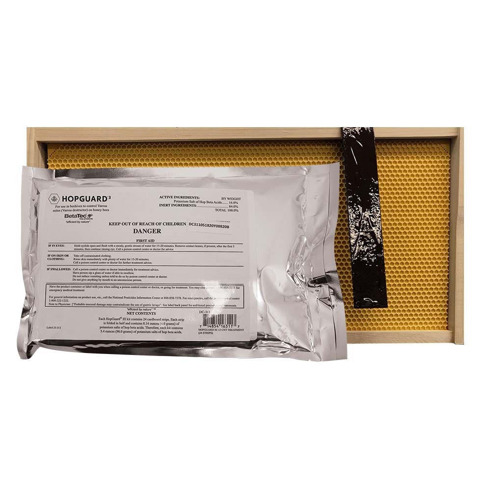 HopGuard 3 Mite Treatment, 10-Strip Pack, 5 Treatments