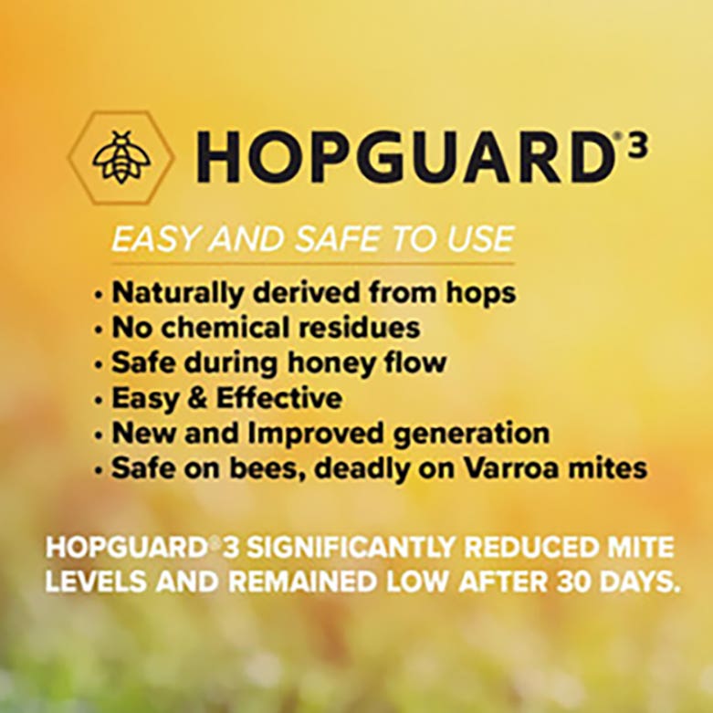 HopGuard 3 Mite Treatment, 10-Strip Pack, 5 Treatments