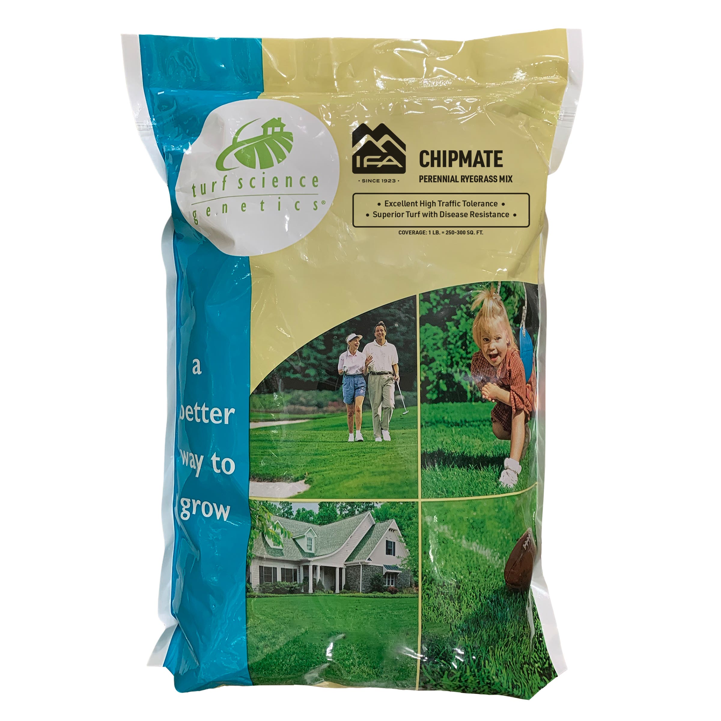 Chipmate Perennial Ryegrass Lawn Seed, 25LB