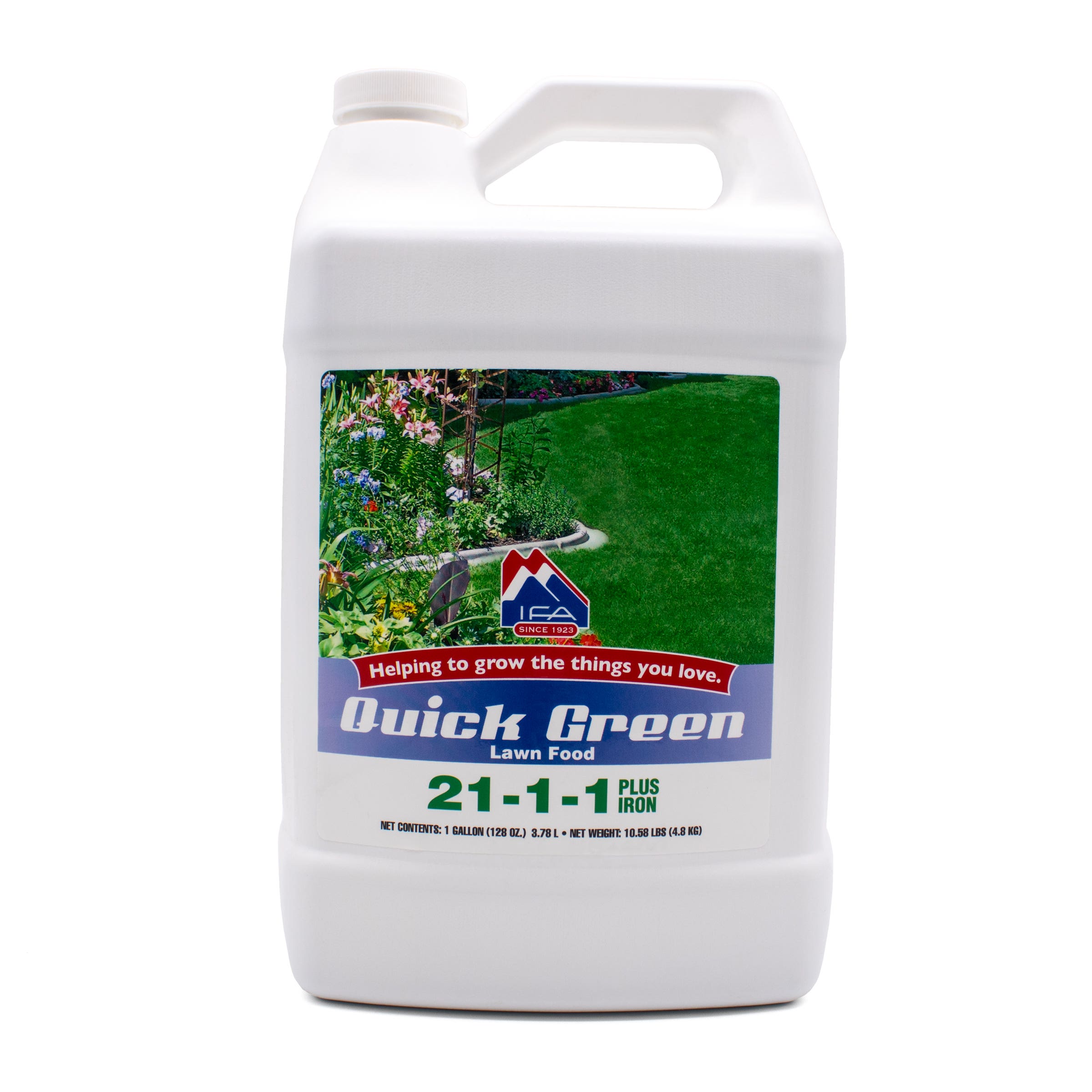 IFA Quick Green Lawn Food 21-1-1 Plus Iron, 1 Gallon