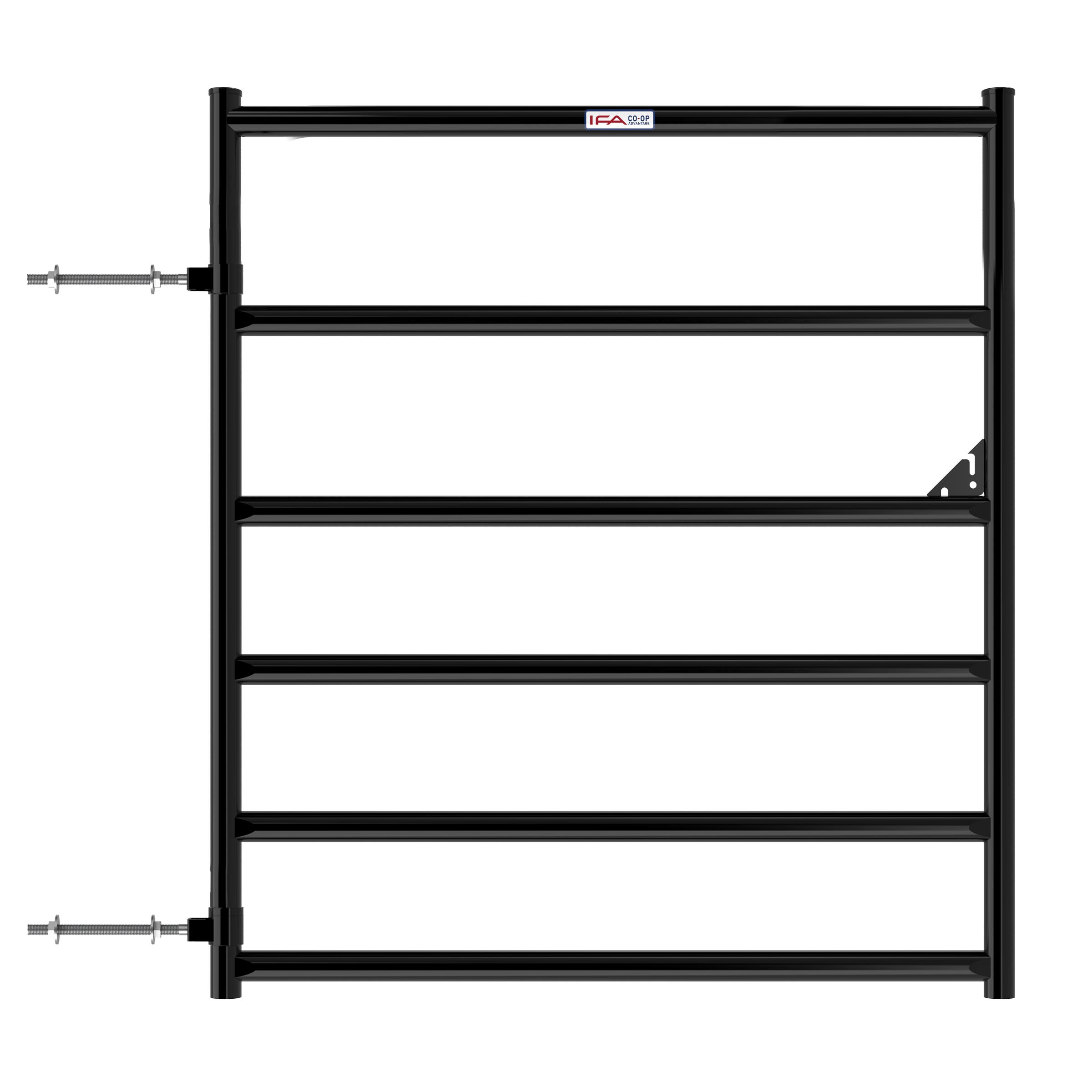 IFA Select Gate, Mid-to-Heavy Duty, 4' Wide, Black - 884911