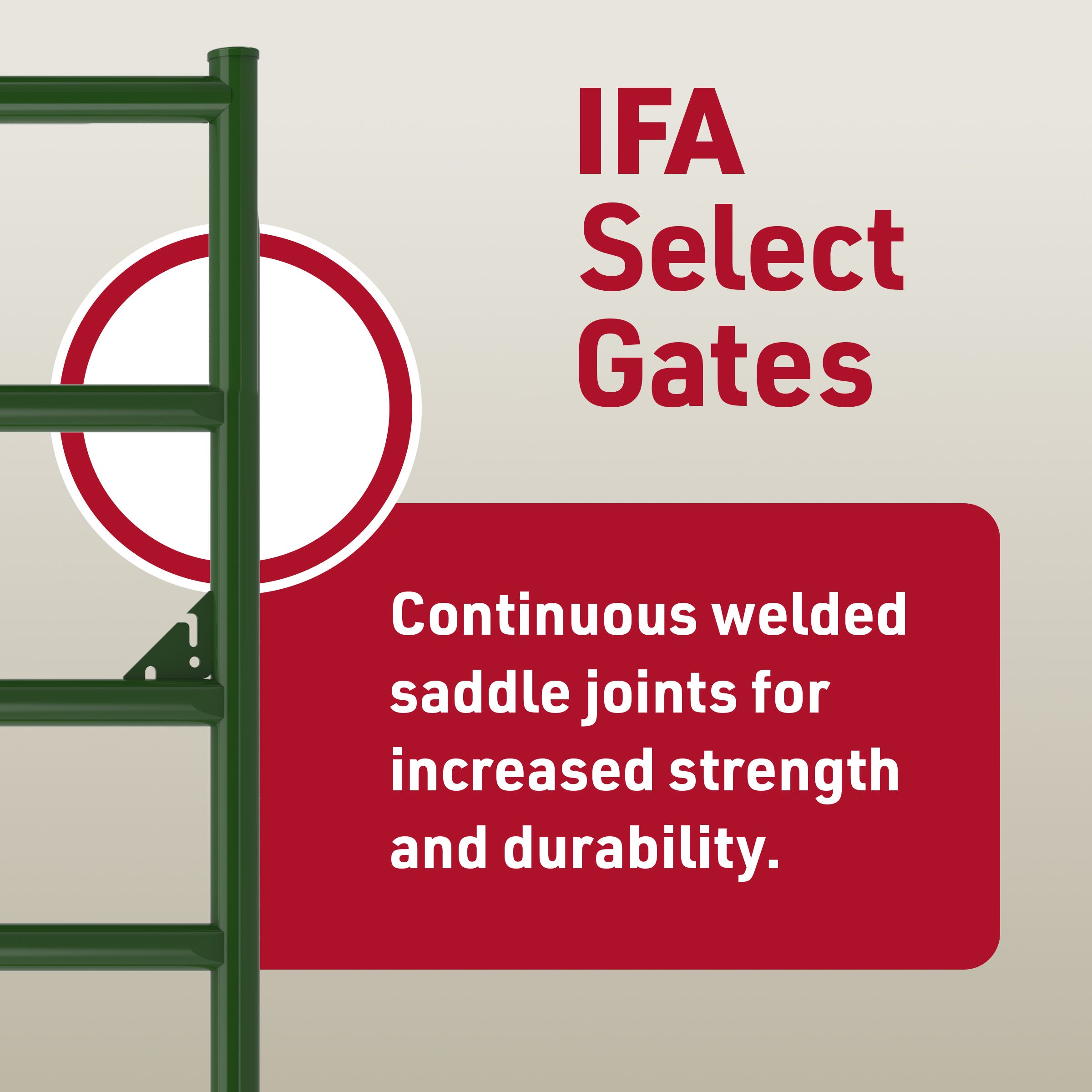 IFA Select Gate, Mid-to-Heavy Duty, 10' Wide, Green