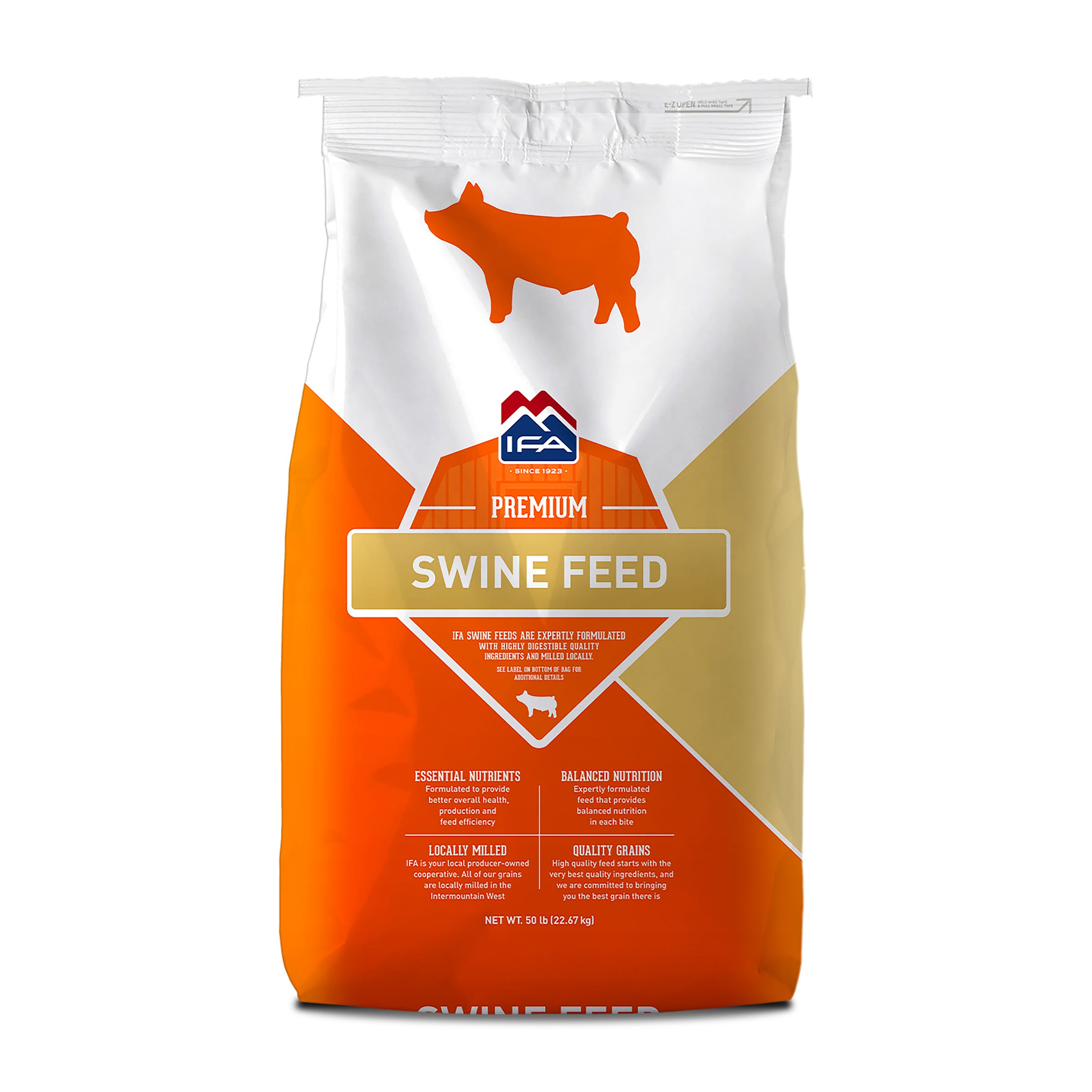 IFA Hog Grower Pellets with 15% Protein, 50 Lb.