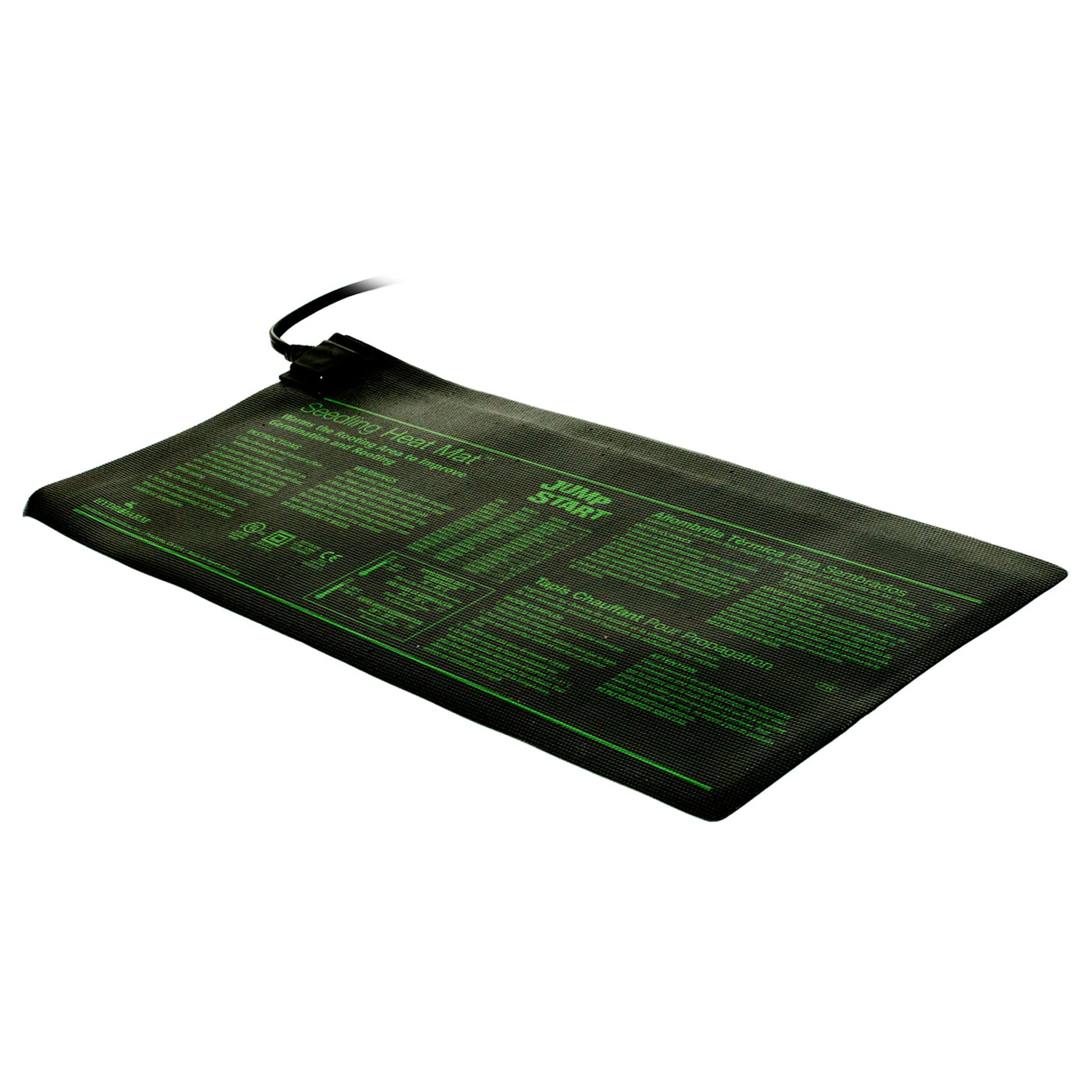 Jump Start Seedling Heat Mat, 19-1/2 in L, 8-7/8 in W, 120 V