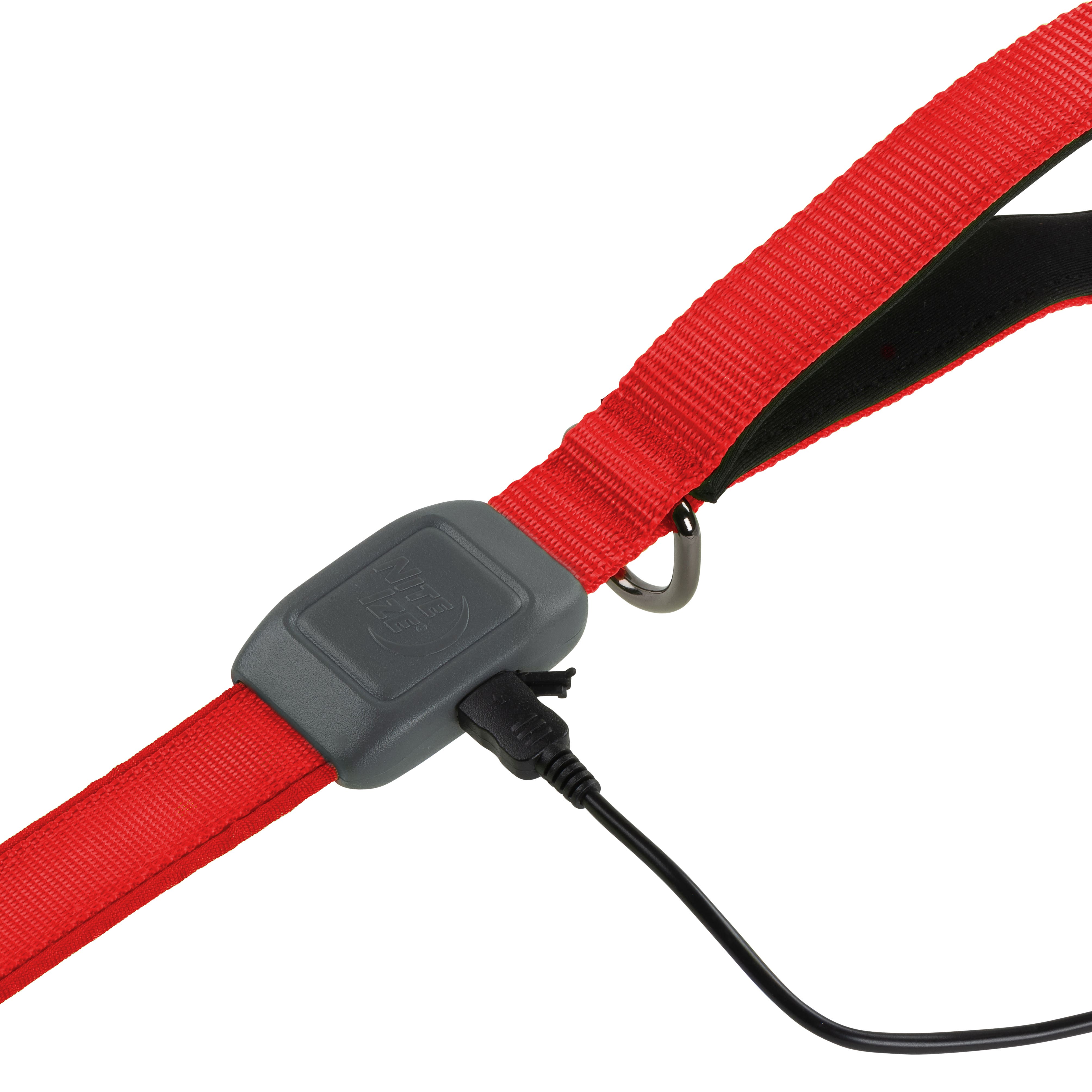 Nite Ize NiteDog Rechargeable LED Leash, Red