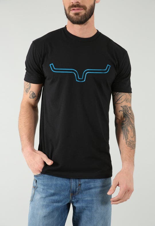 Kimes Ranch T-Shirt, 2XL, Black, Outline Logo