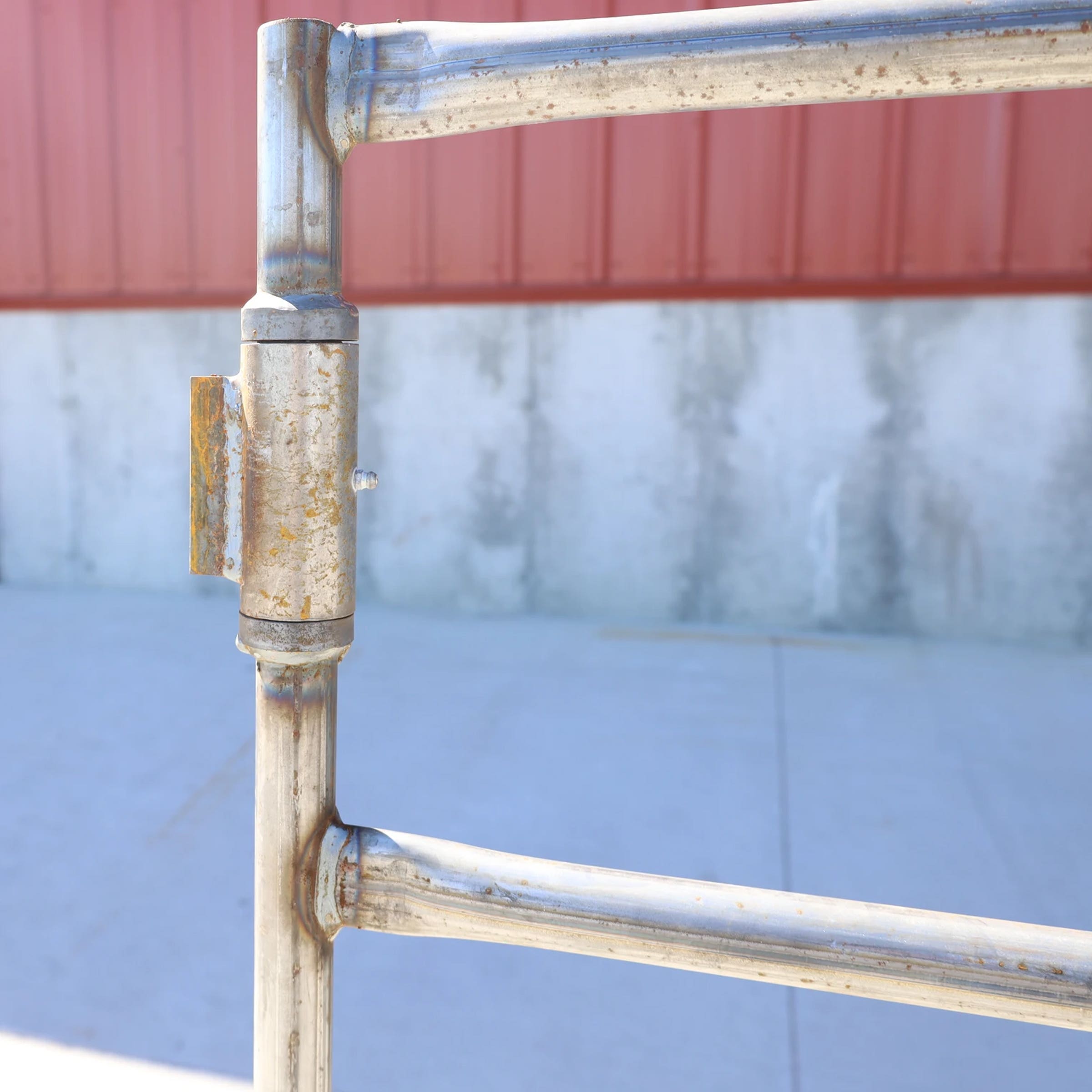 Continuous Fence Gate, 10 ft, 6 Rail, 1-5/8" Round, 14-gauge