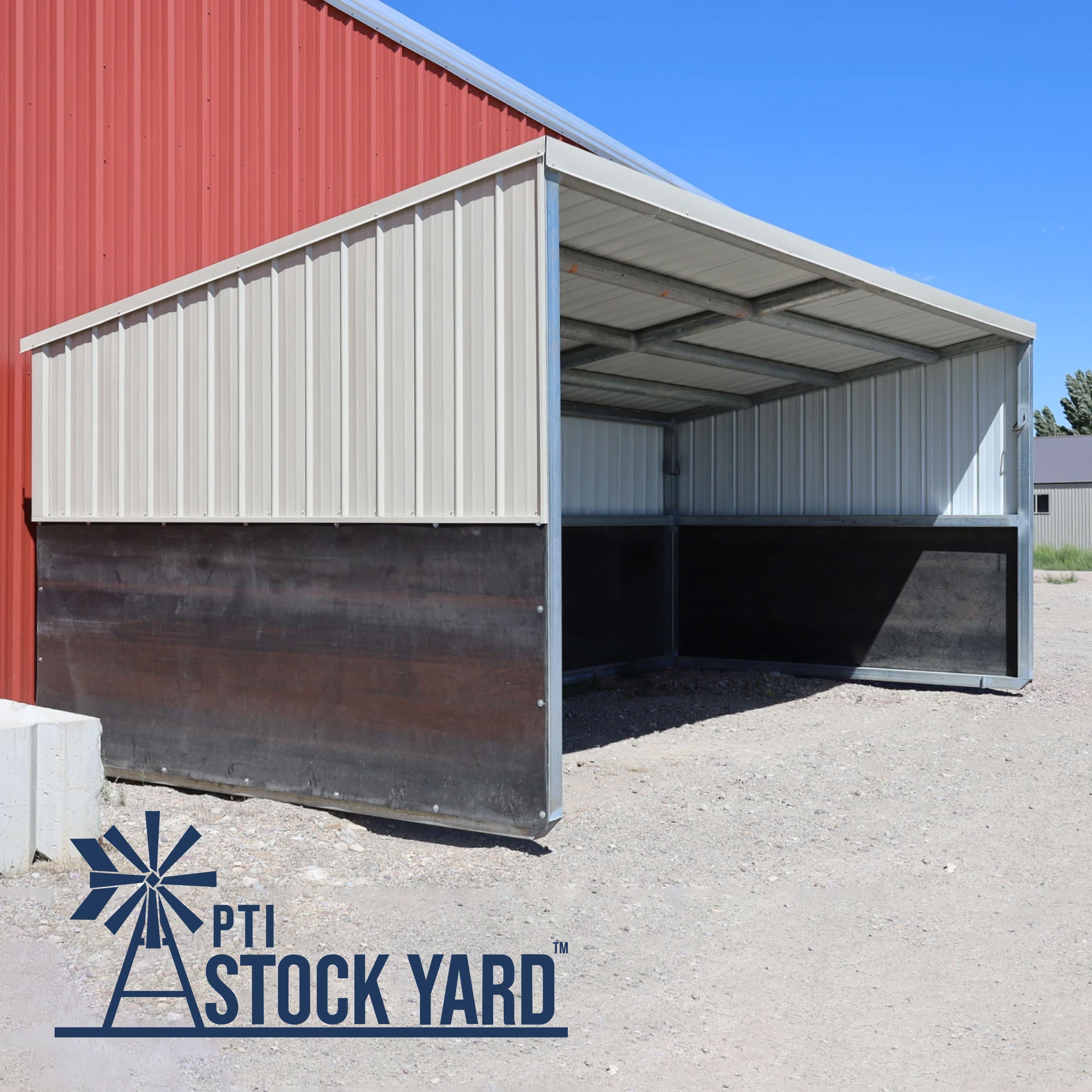 The Rancher Livestock Shelter, 12'x24'