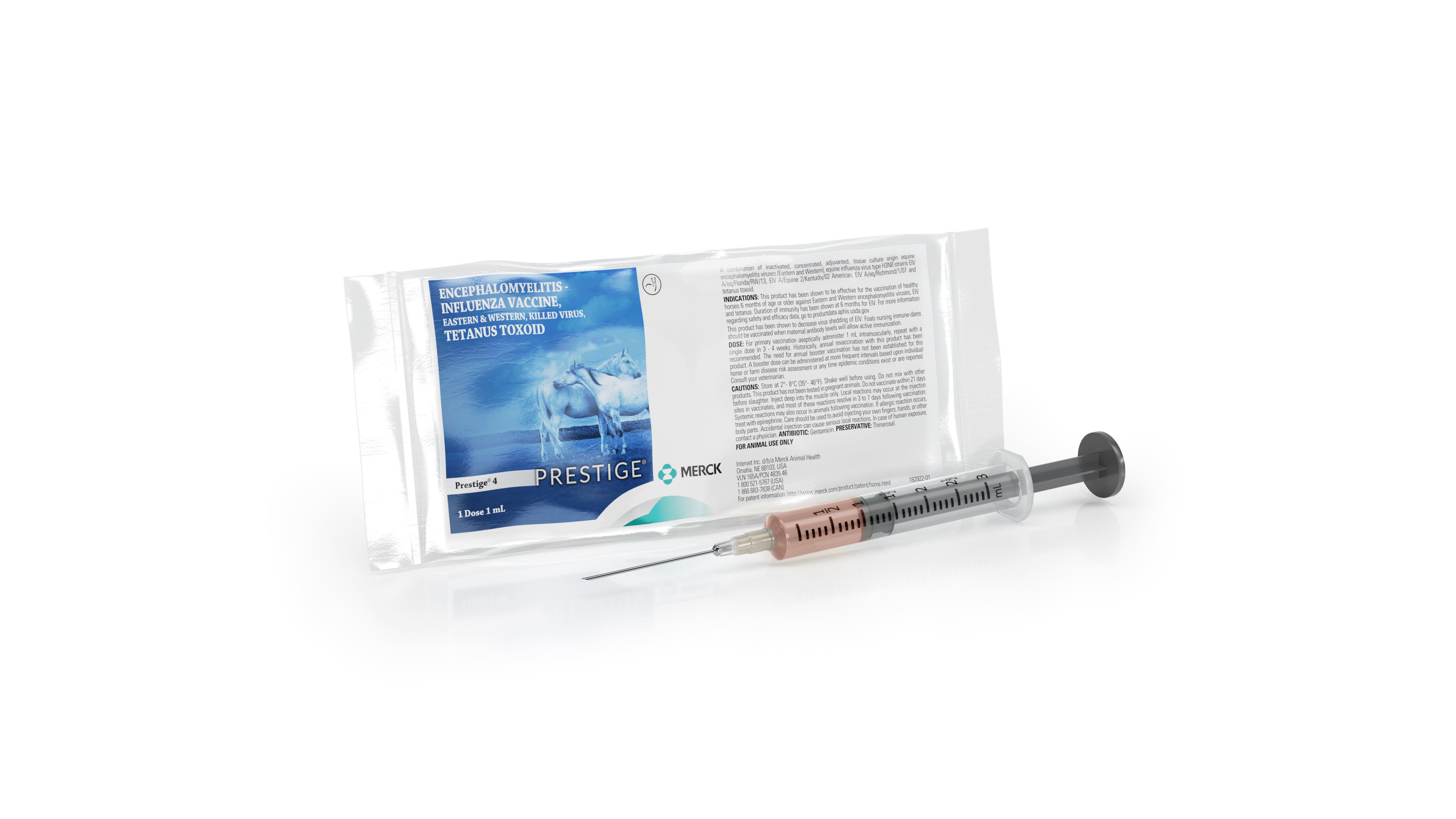 Merck Animal Health Prestige 4 Vaccine, 1 mL