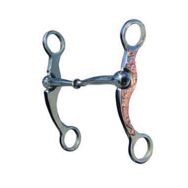 Professional's Choice STOCKMAN Horse Bit, 5 in Mouth, Copper/Iron/Steel