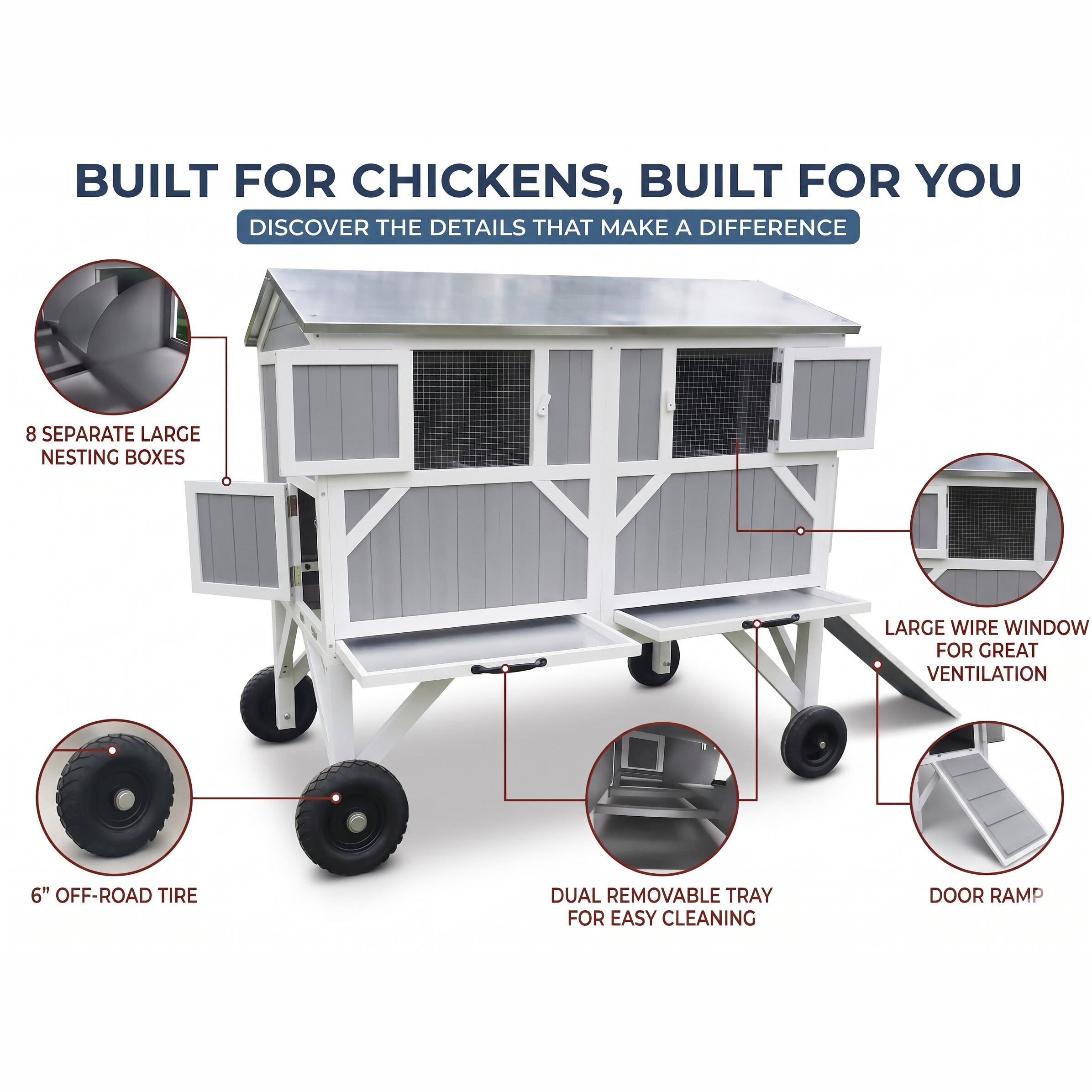 Merry Products IFA Prem Chicken Coop Free Range, 1 Box