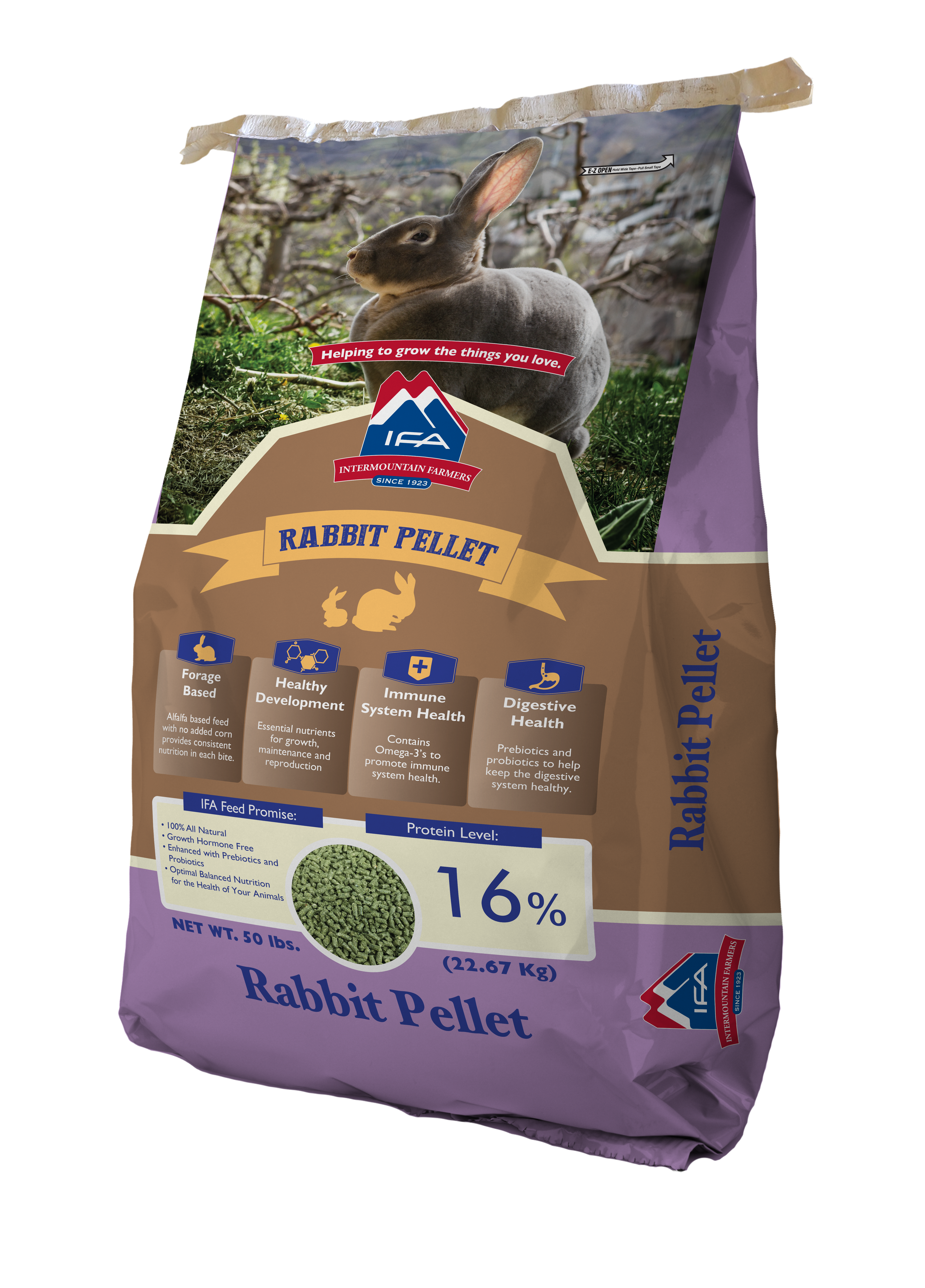 IFA Prime Meadow Rabbit, 25 Lb. Bag