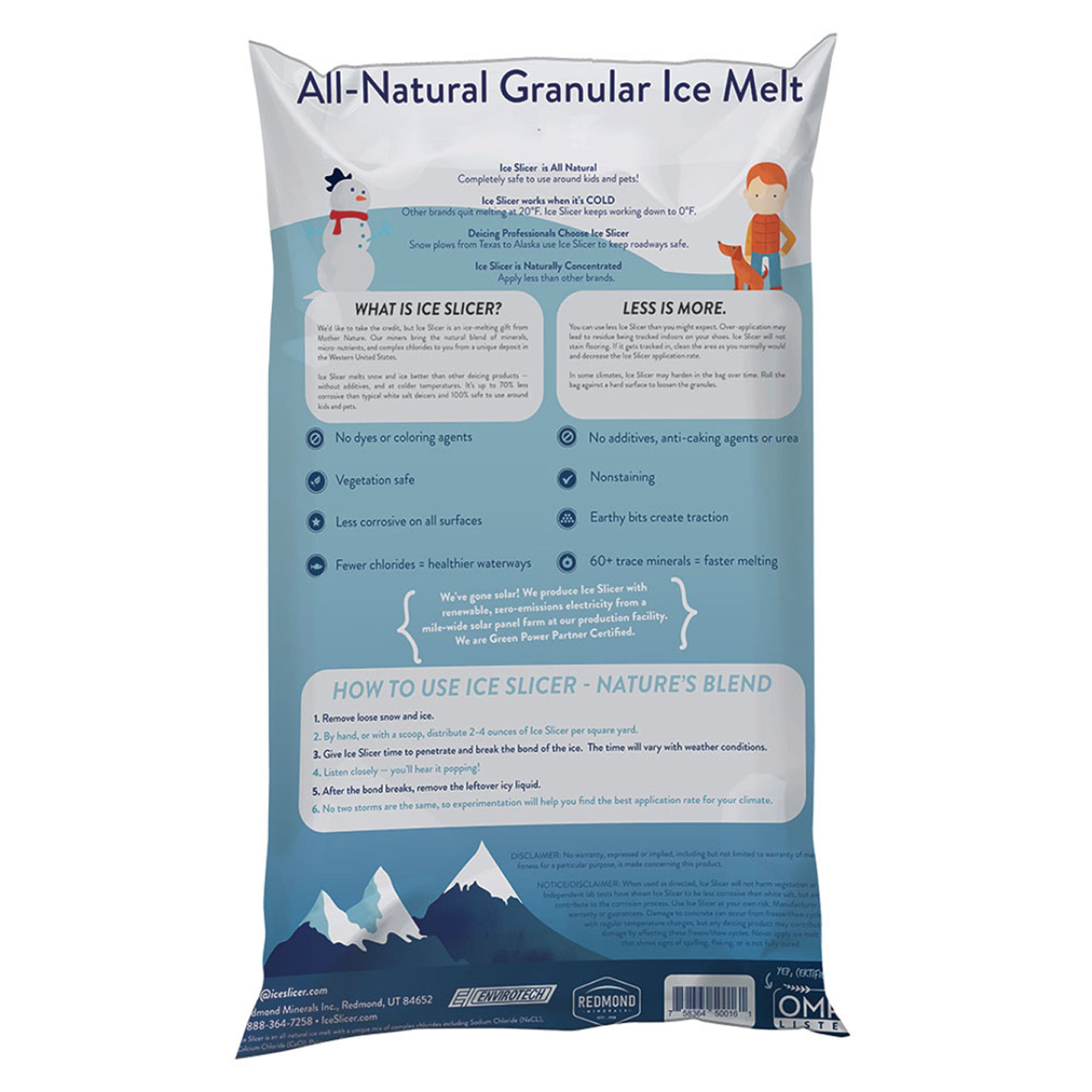 Ice Slicer Nature's Blend Ice Melt, 25 Lb. Bag