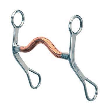 Ride The Brand All-Purpose Curb Horse Bit, 5 in Mouth, Stainless Steel