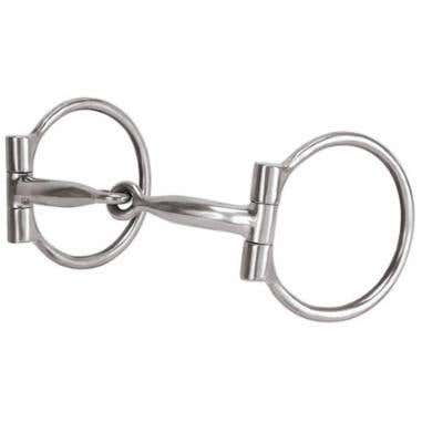 Ride The Brand Offset Dee Horse Bit, 5 in Mouth, Copper/Iron/Stainless Steel