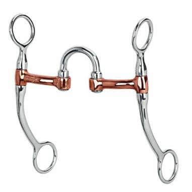 Ride The Brand All-Purpose Horse Bit, 5 in Mouth, Copper/Stainless Steel