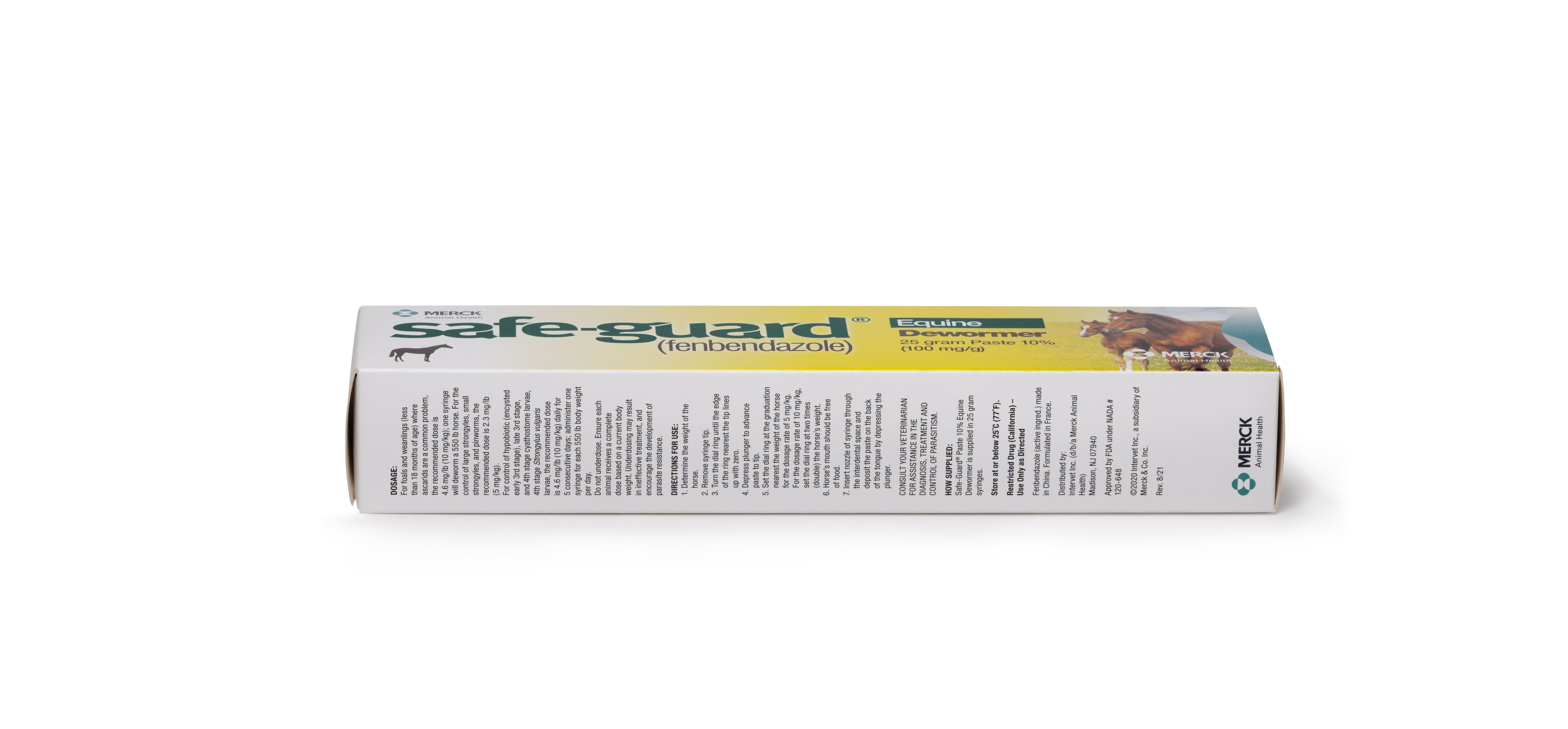Safe-Guard Equine Dewormer Paste 25 g