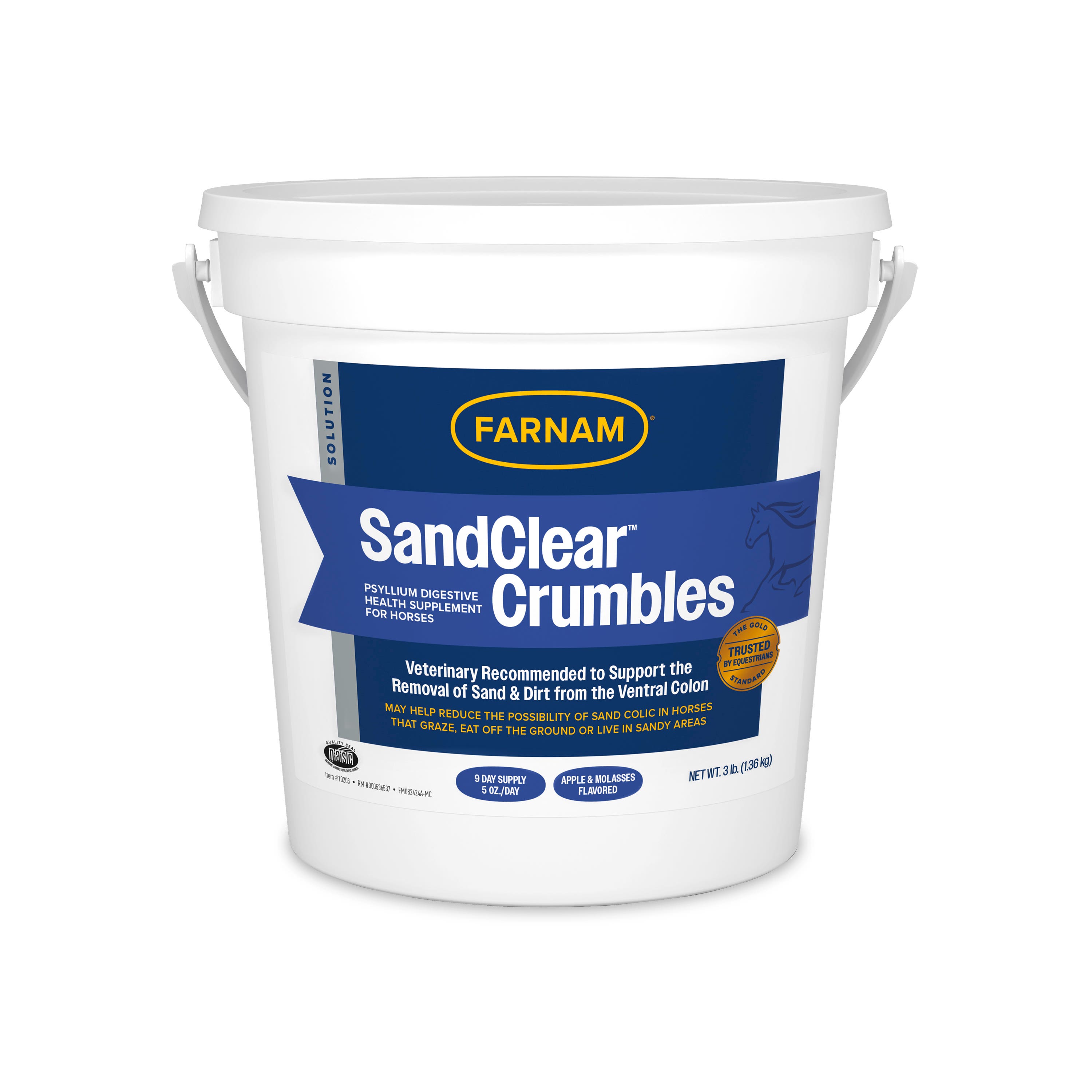 Farnam SandClear Natural Psyllium Crumbles 3 lb