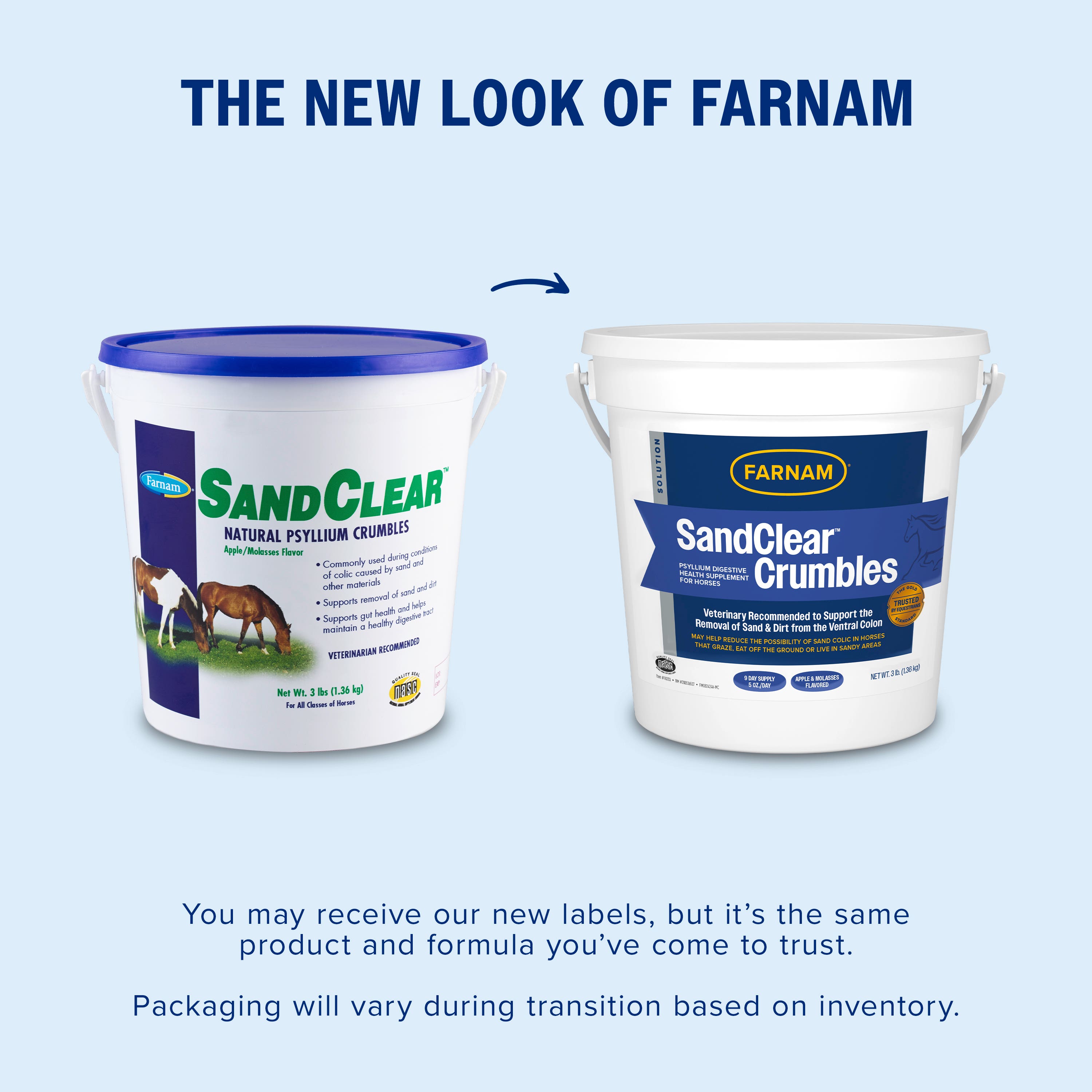 Farnam SandClear Natural Psyllium Crumbles 3 lb