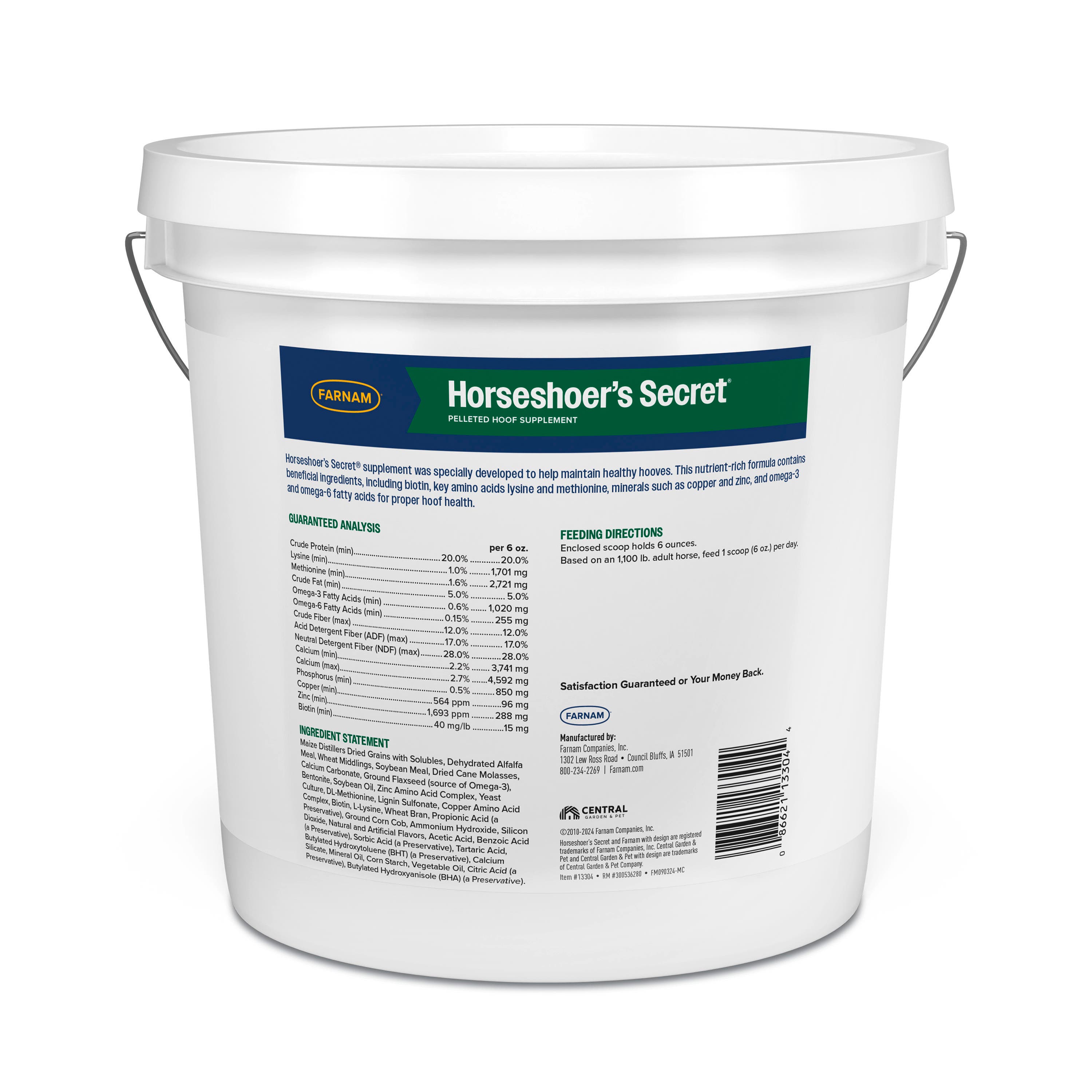 Farnam Horseshoer’s Secret Pelleted Hoof Supplement 11 lb