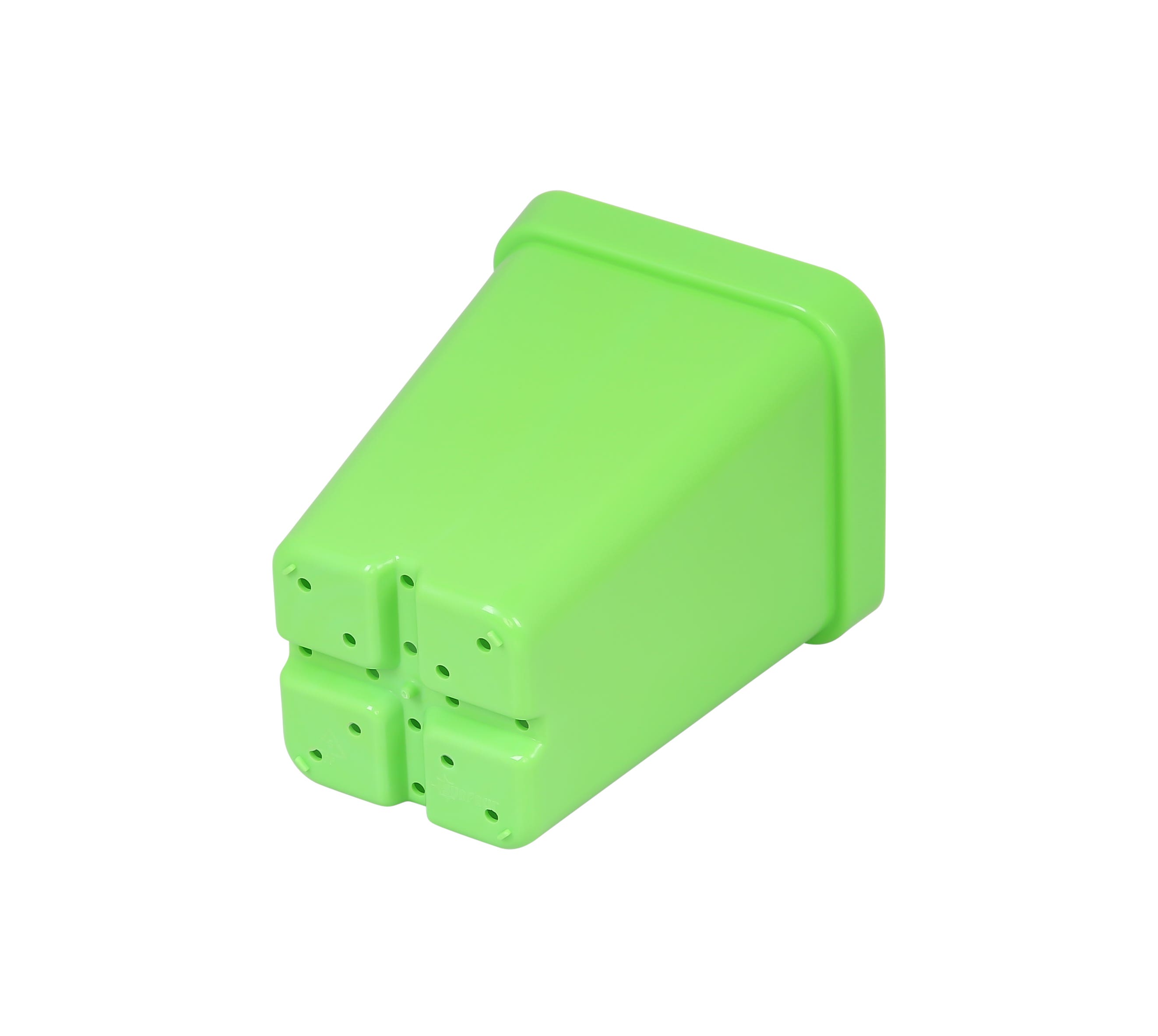 SunPack Square Seed Starting Pot Green 2.5 in