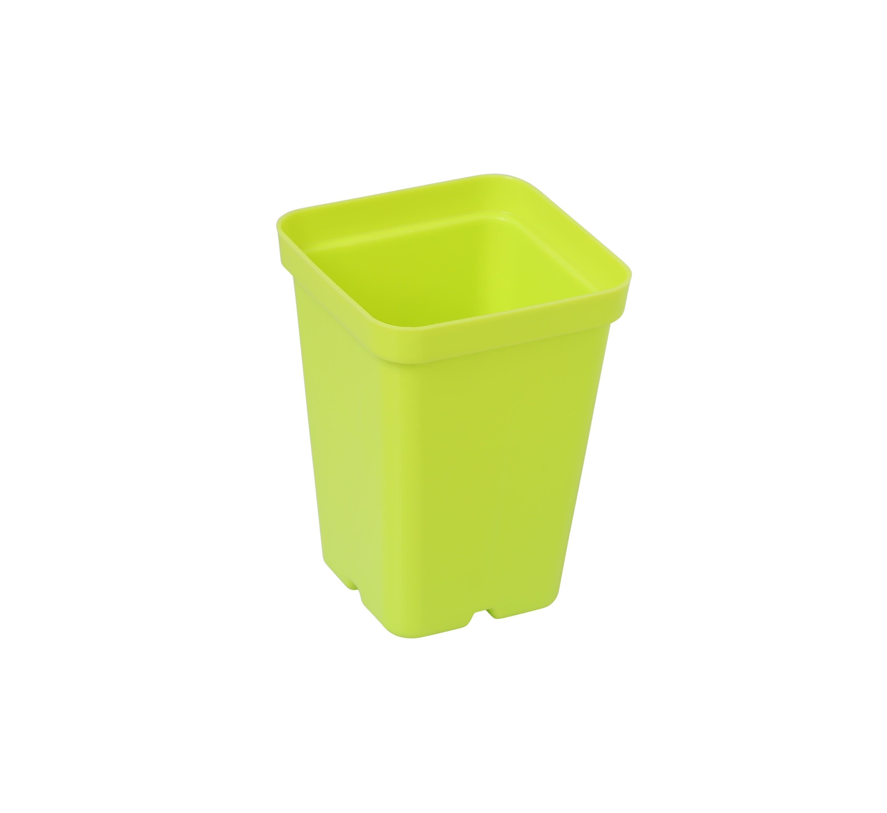 SunPack Square Seed Starting Pot Lime Green 2.5 in