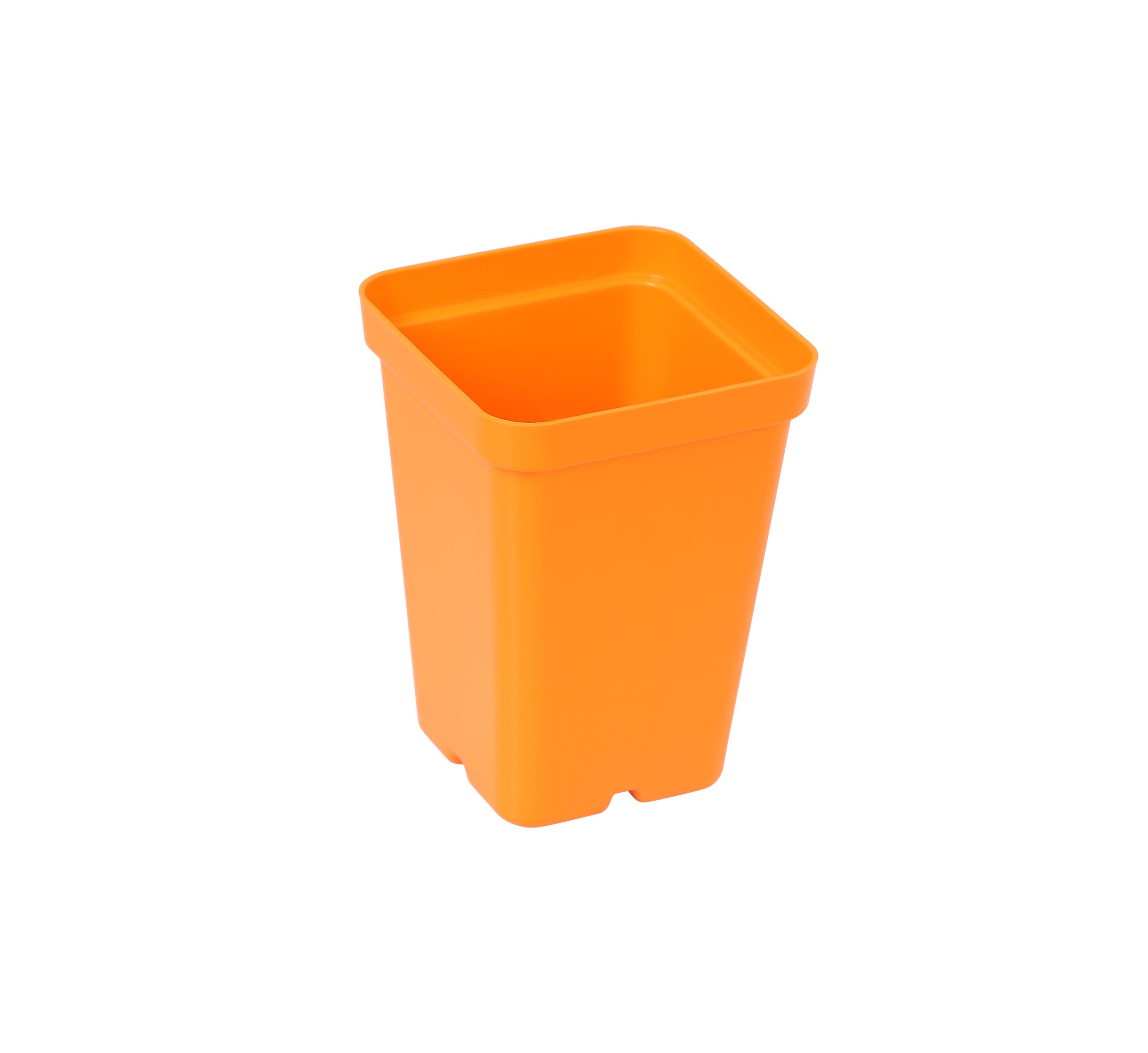 SunPack Square Seed Starting Pot Orange 2.5 in