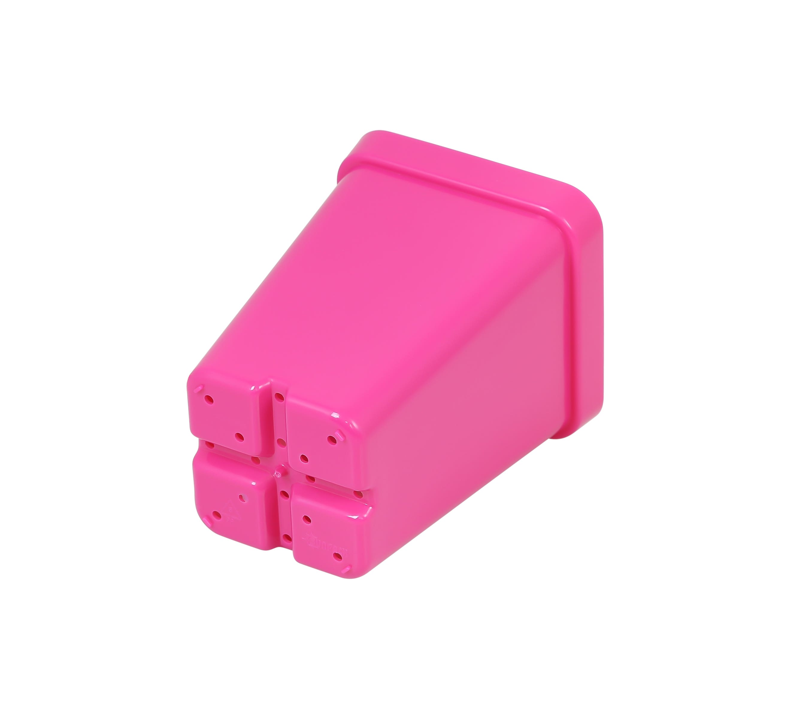 SunPack Square Seed Starting Pot Magenta 2.5 in