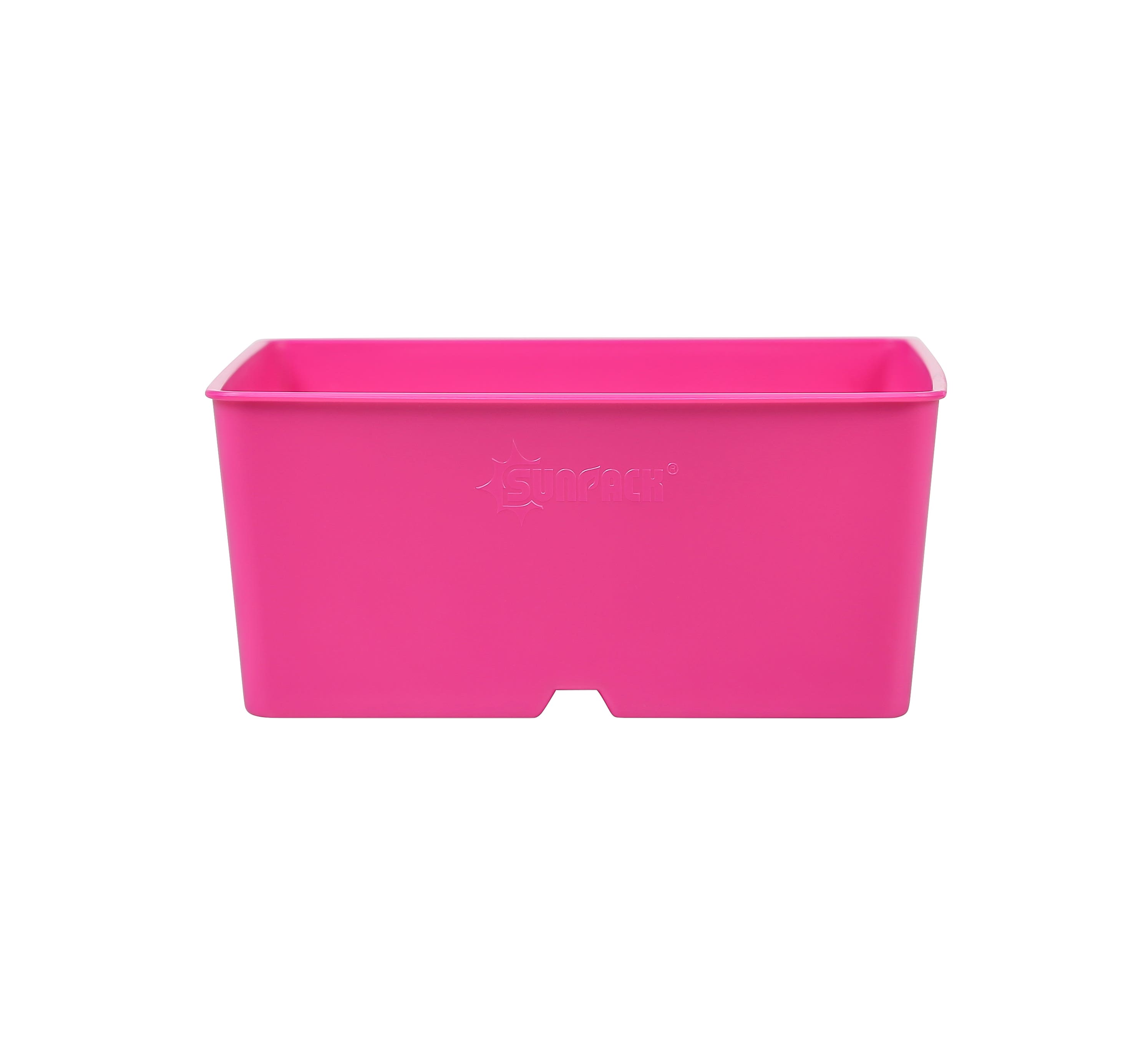 SUNPACK 5"x5" Heavy Duty Square Pot, Magenta