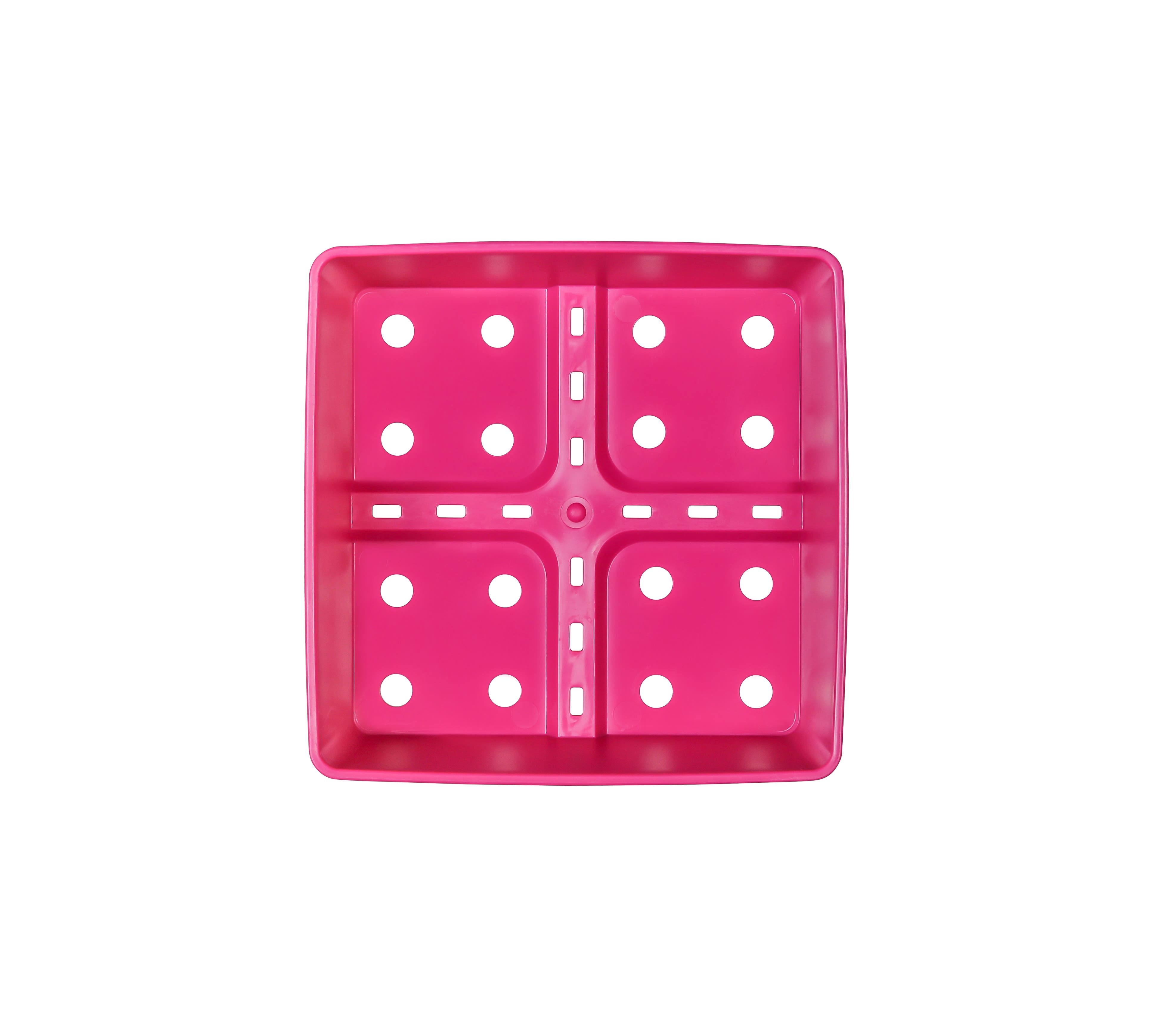 SUNPACK 5"x5" Heavy Duty Square Pot, Magenta
