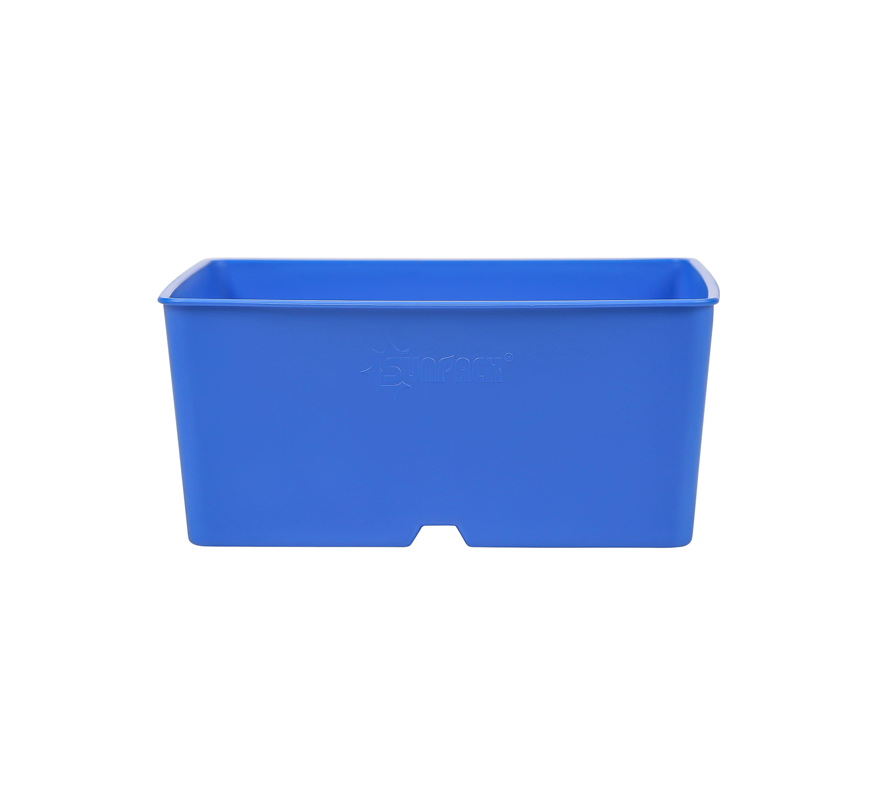 SUNPACK 5"x5" Heavy Duty Square Pot, Blue