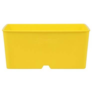 SUNPACK 5"x5" Heavy Duty Square Pot, Yellow