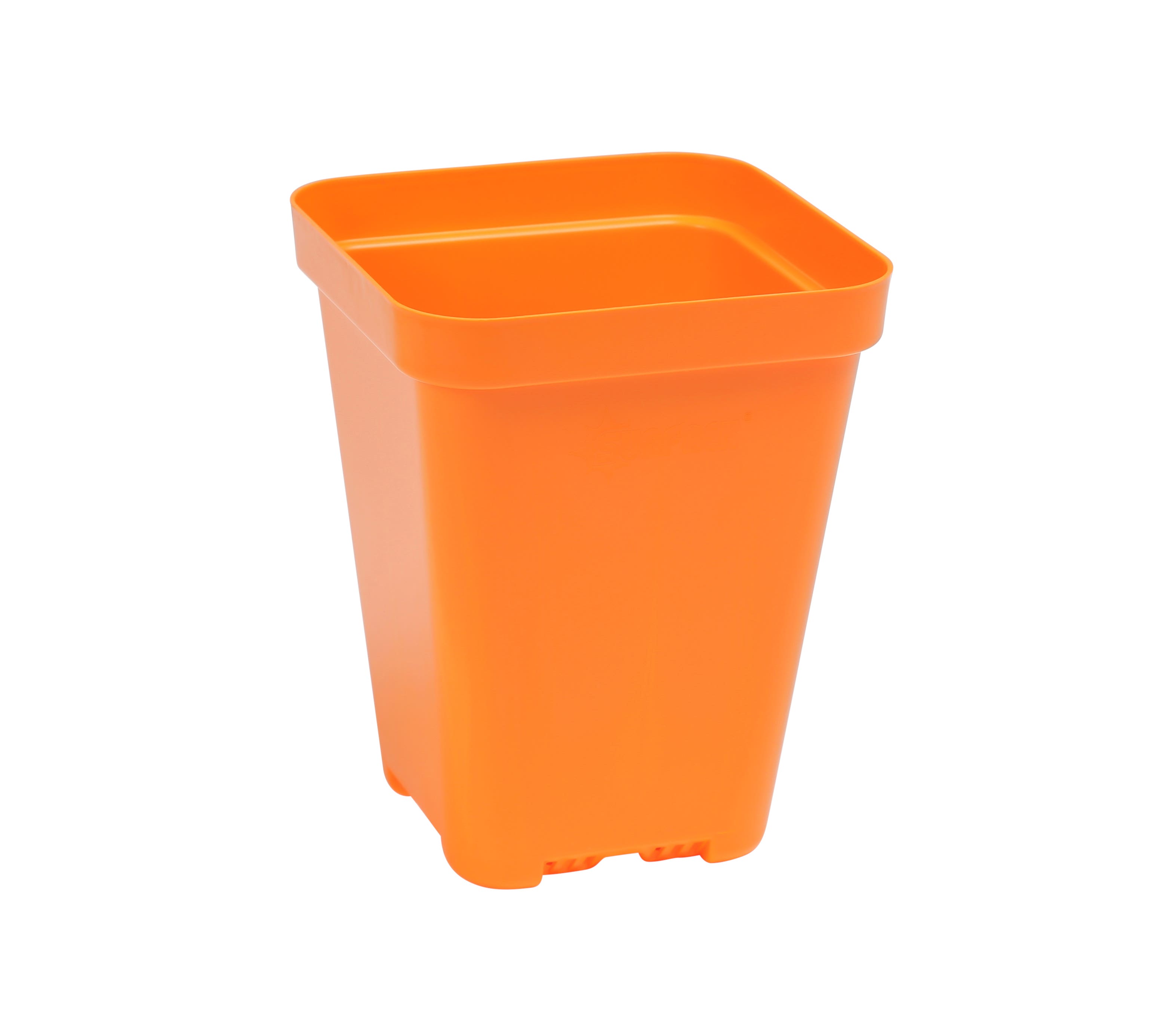 SunPack Square Seed Starting Pot Orange 3.3 in