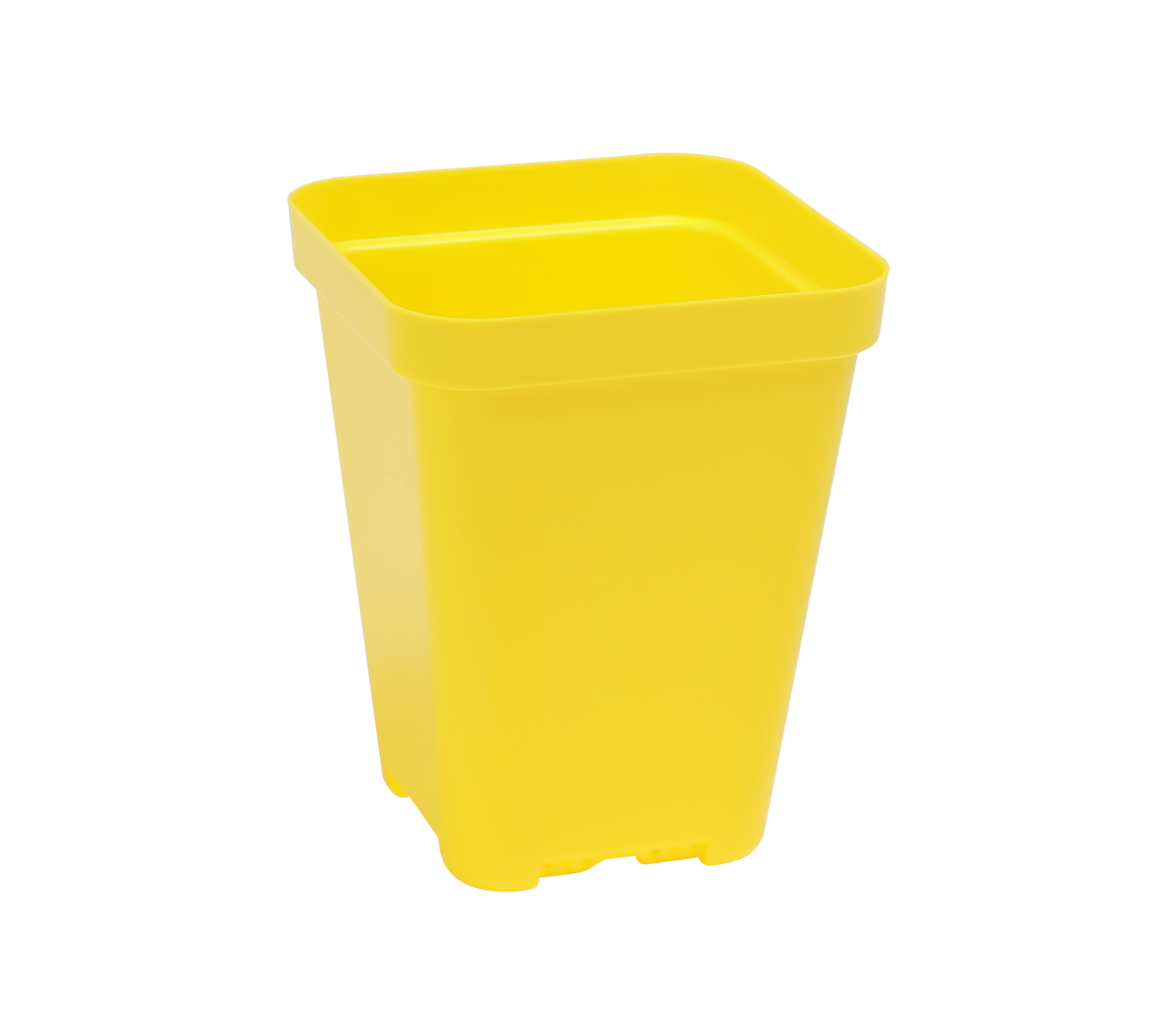 SunPack Square Seed Starting Pot Yellow 3.3 in